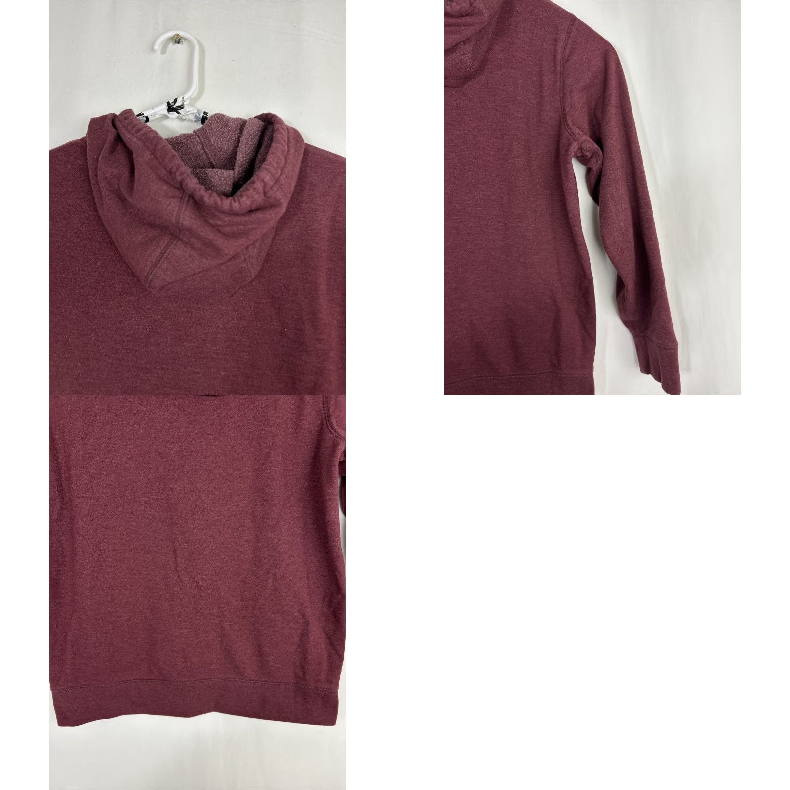 Eddie Bauer VINTAGE Eddie Bauer Mens Hoodie Pullover Everyday Cotton Blend Red Maroon M Adult Mens Size US M / EU 48-50 / 2 - 9 Thumbnail
