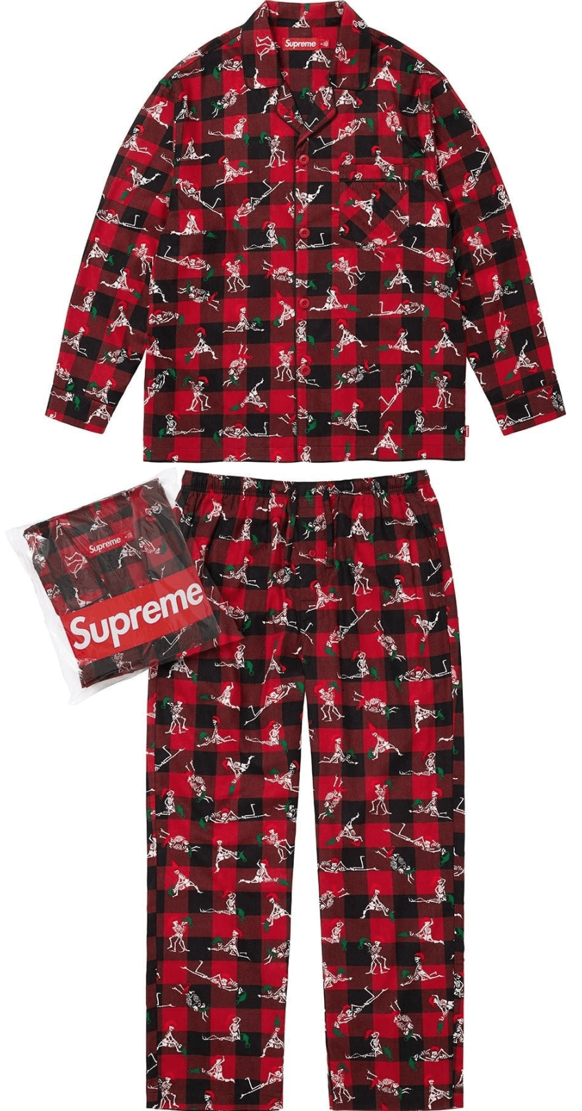 Supreme Hanes Holiday Pajama Set
