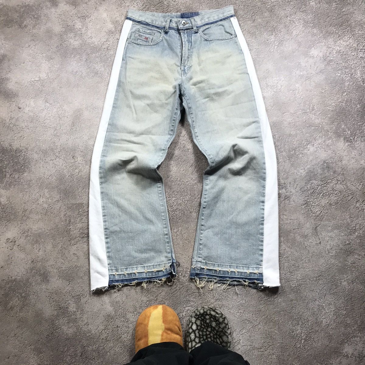 Vintage Vintage 90s Distressed Baggy Jeans Thrashed Grunge Skate 30 Size US 30 / EU 46 - 2 Thumbnail