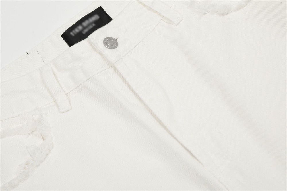 Japanese Brand Men's Vibe casual loose straight leg frayed jeans Size US 32 / EU 48 - 3 Thumbnail