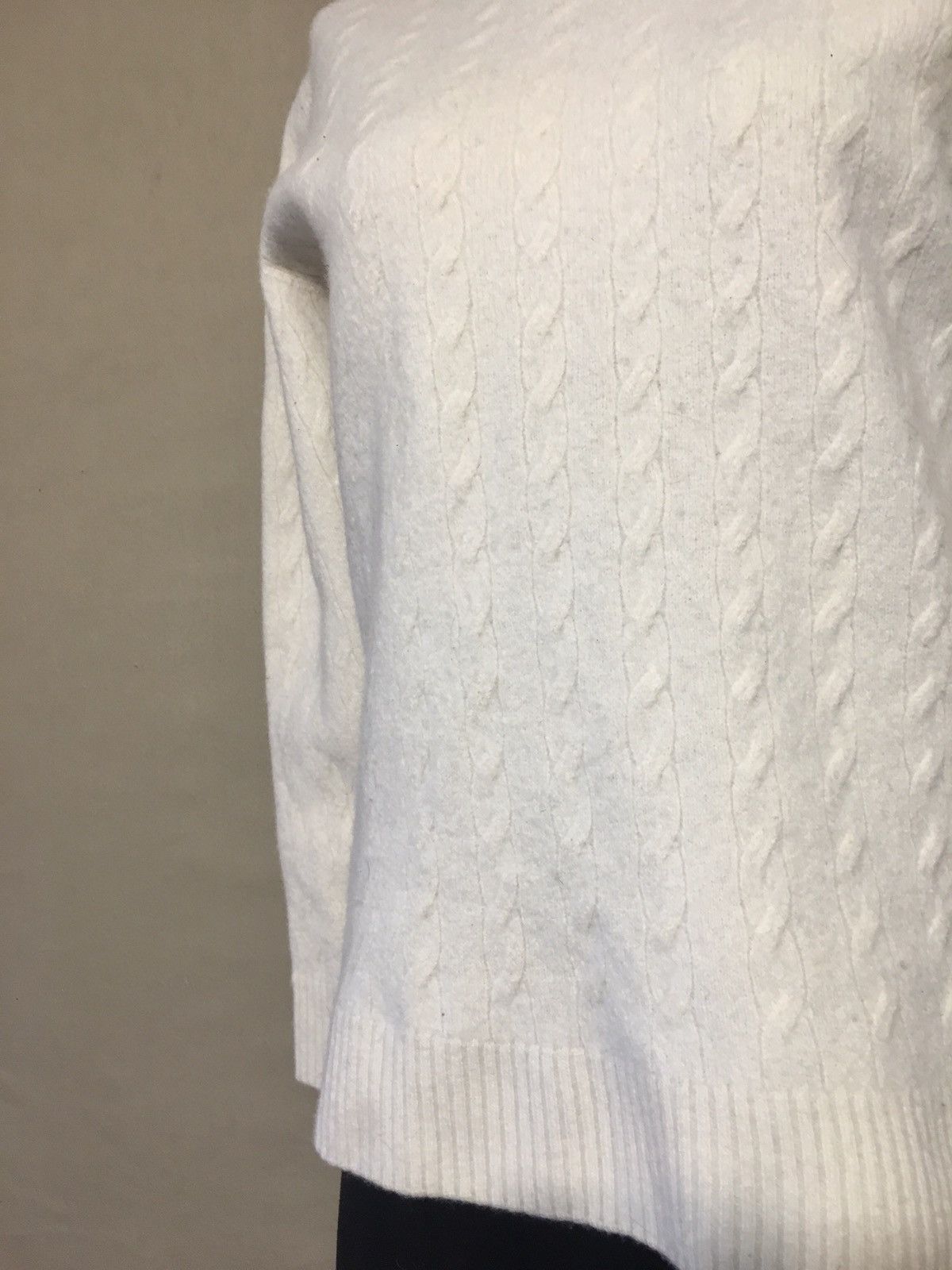 Lacoste Lacoste White Wool Knit Pullover Sweater Size L Size L / US 10 / IT 46 - 3 Thumbnail
