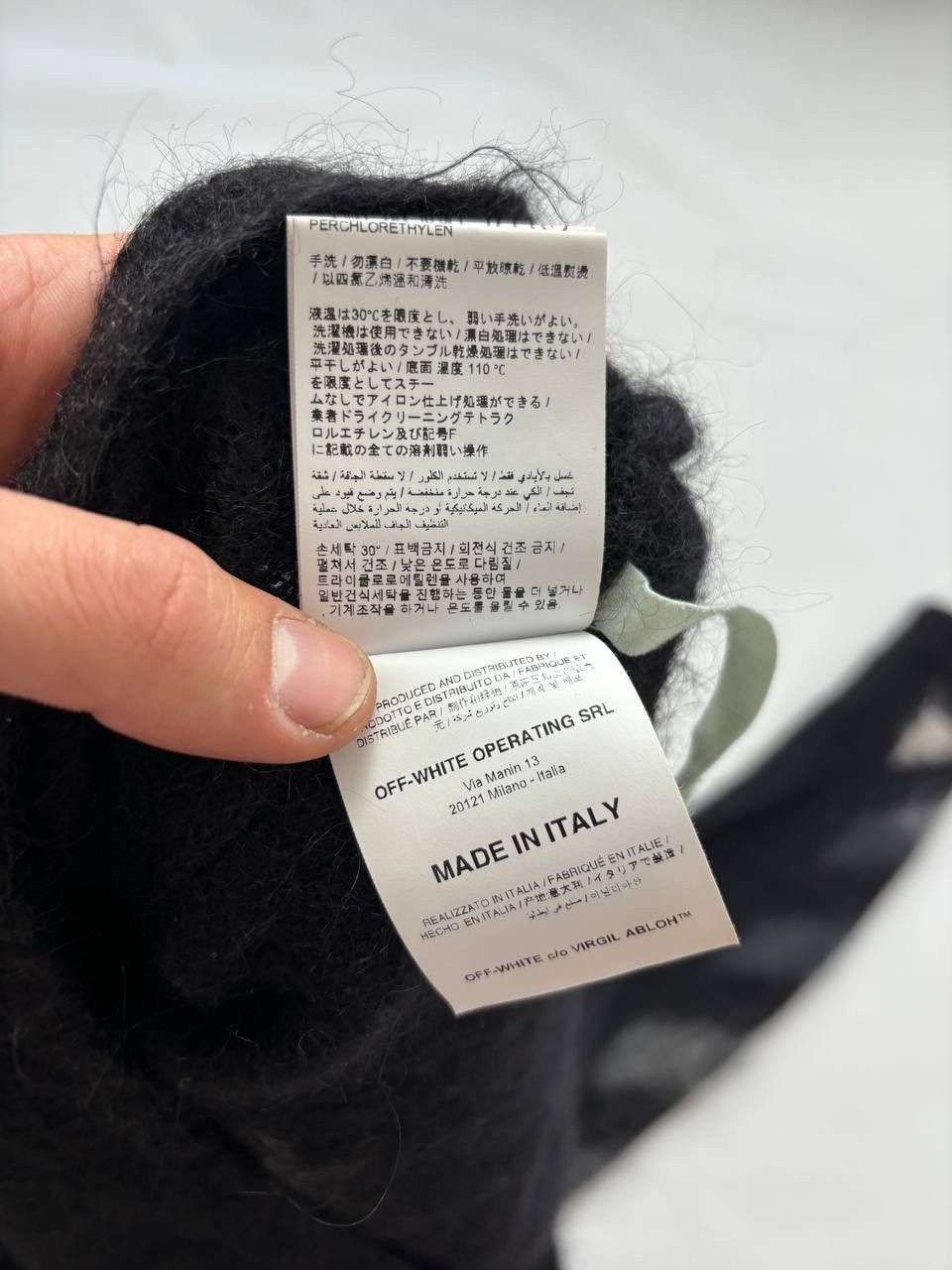Off-White Off White Mohair Knit sweater Size US M / EU 48-50 / 2 - 8 Thumbnail
