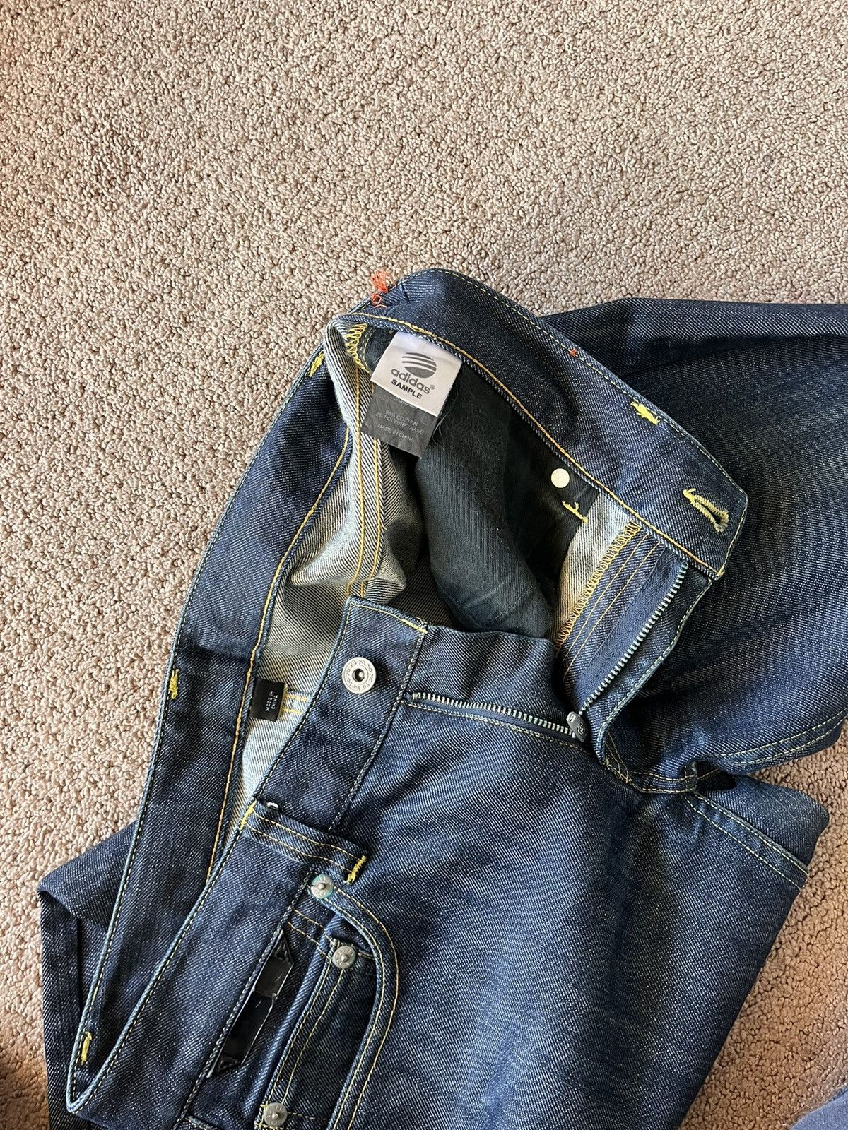 Adidas × Y-3 × Yohji Yamamoto SAMPLE Adidas Y-3 Yohji Yamamoto Denim Size 27" / US 4 / IT 40 - 3 Thumbnail