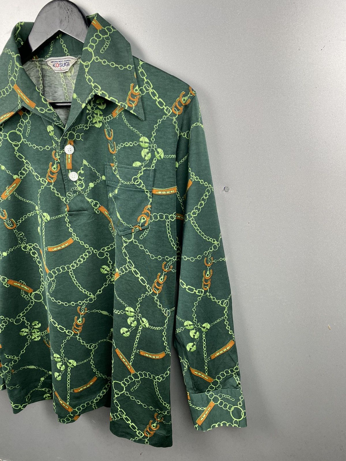 Vintage Vintage Kosugi Japan Chain Print Baroque Inspired Shirt Size US M / EU 48-50 / 2 - 3 Thumbnail