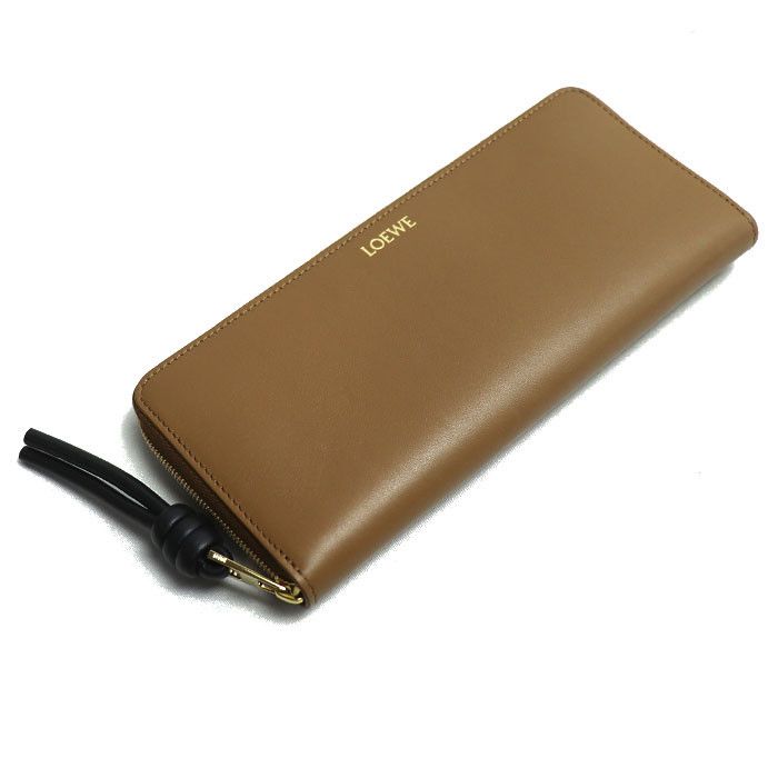 Loewe Loewe Loewe Knot Calfskin Long Wallet Leather Long Wallet CEM1G39X01 Size ONE SIZE - 1 Thumbnail