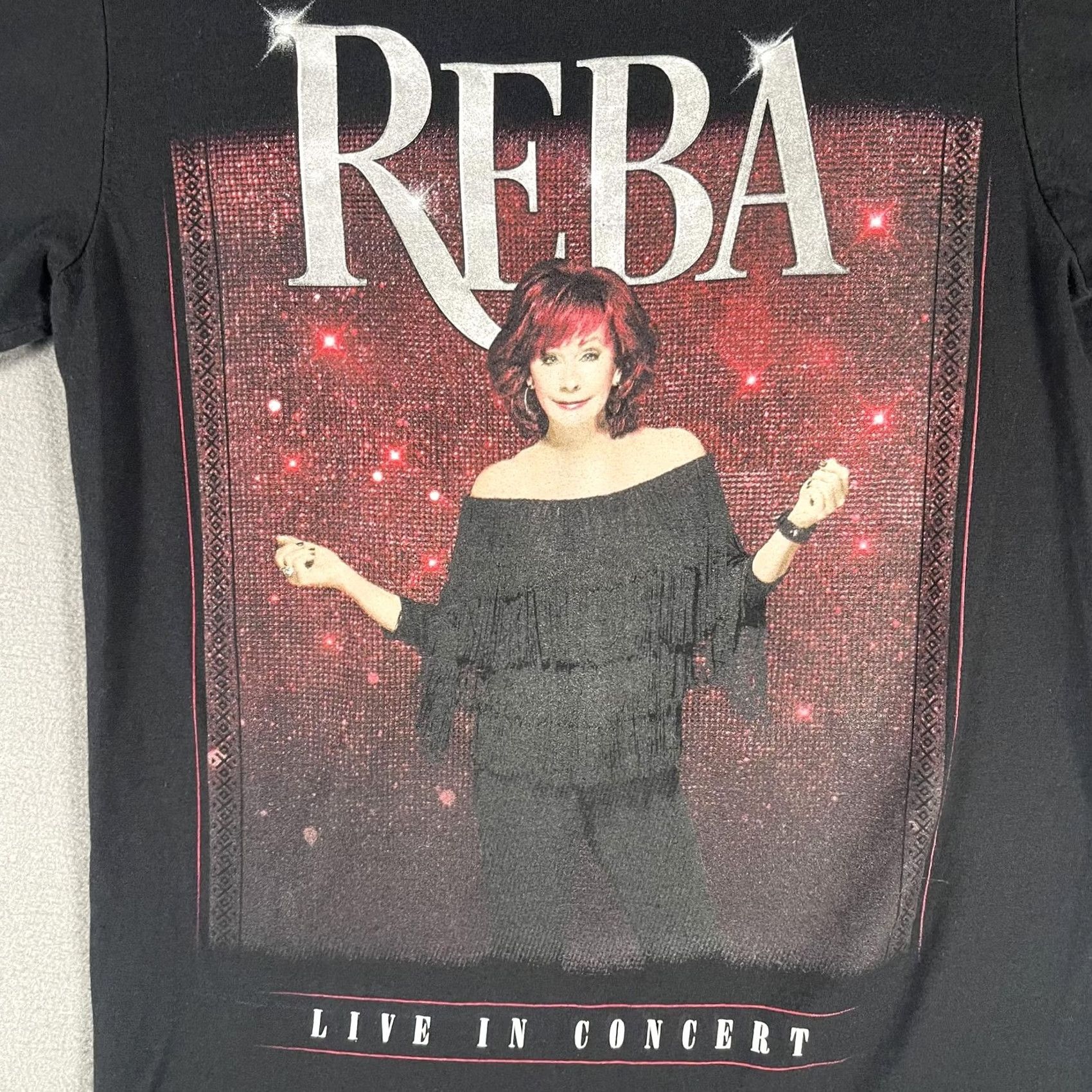 Olive Reba Shirt Womens Small Black Live In Concert Tour Tee Country Music Artist 2021 Size S / US 4 / IT 40 - 3 Thumbnail