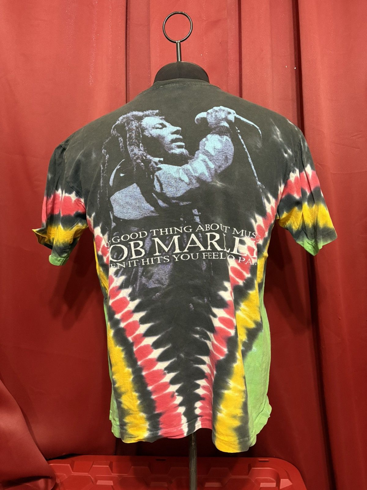 Bob Marley Vintage Bob Marley Tshirt Y2K Reggae Band Tee Grail Size US M / EU 48-50 / 2 - 2 Thumbnail