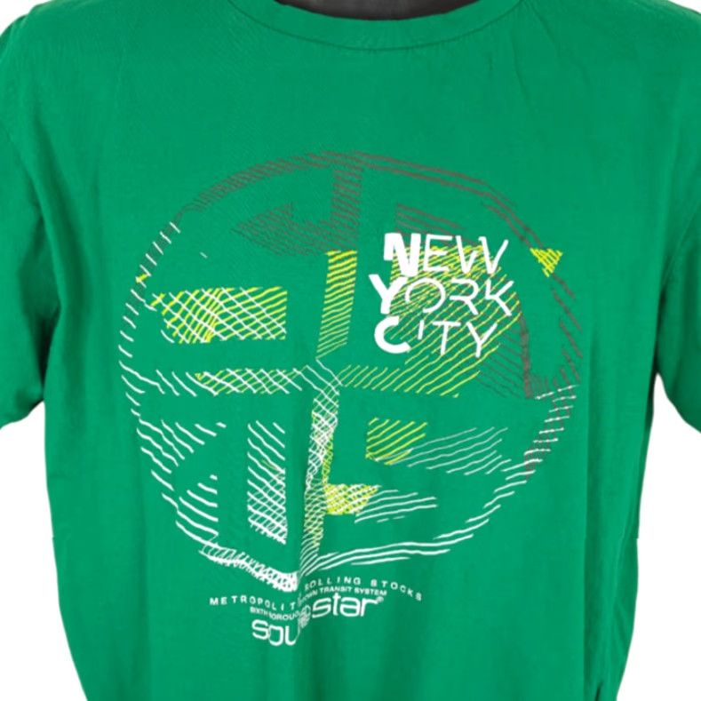 Vintage Soul Star New York City T Shirt Mens L Green Crew Neck Short Sleeve City Souvenir Mens House Size US L / EU 52-54 / 3 - 2 Thumbnail