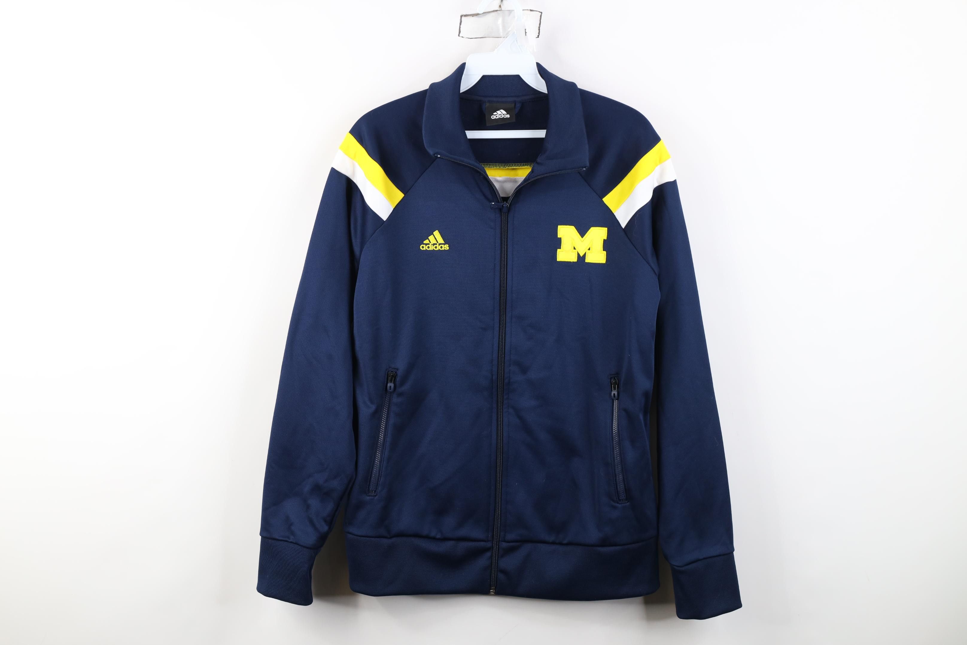 Adidas Adidas University of Michigan Football Warm Up Jacket Blue Size US XXL / EU 58 / 5 - 1 Thumbnail