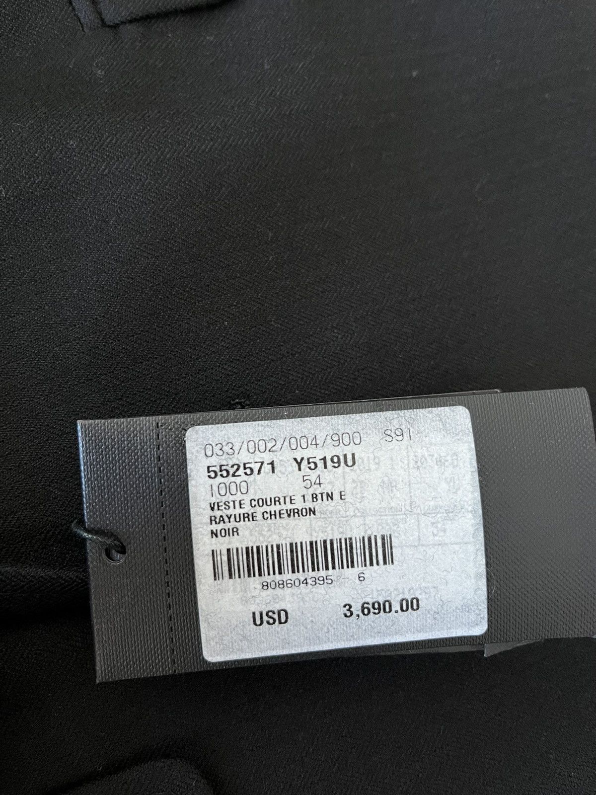 Saint Laurent Paris $4k+ Super Runway Brand NEW Travis Scott Leather Blazer Size US L / EU 52-54 / 3 - 7 Thumbnail