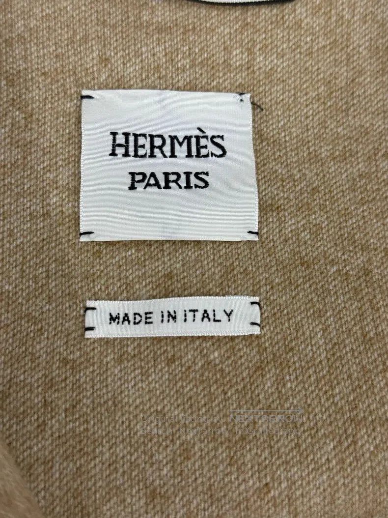 Hermes Hermes Oatmeal Double-faced Cashmere Coat Size XS / US 0-2 / IT 36-38 - 4 Thumbnail