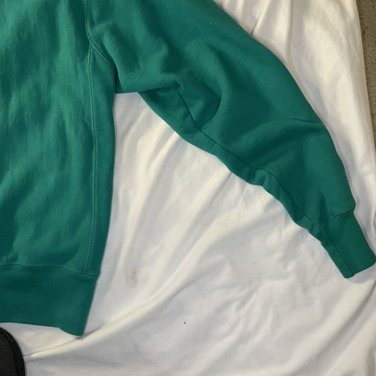 Champion Champion Reverse Weave Teal Sweatshirt Size Large for Women Size L / US 10 / IT 46 - 7 Thumbnail