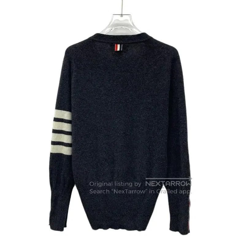Thom Browne Thom Browne Dark Gray Cashmere Women's Cardigan 0089. Size XXS / US 00 / IT 34 - 2 Thumbnail