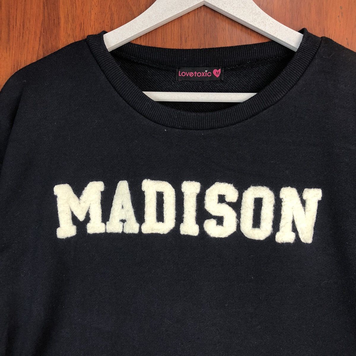 Japanese Brand × Seditionaries Love Toxic Madison Dark Blue Sweatshirt #7540 Size XS / US 0-2 / IT 36-38 - 7 Thumbnail
