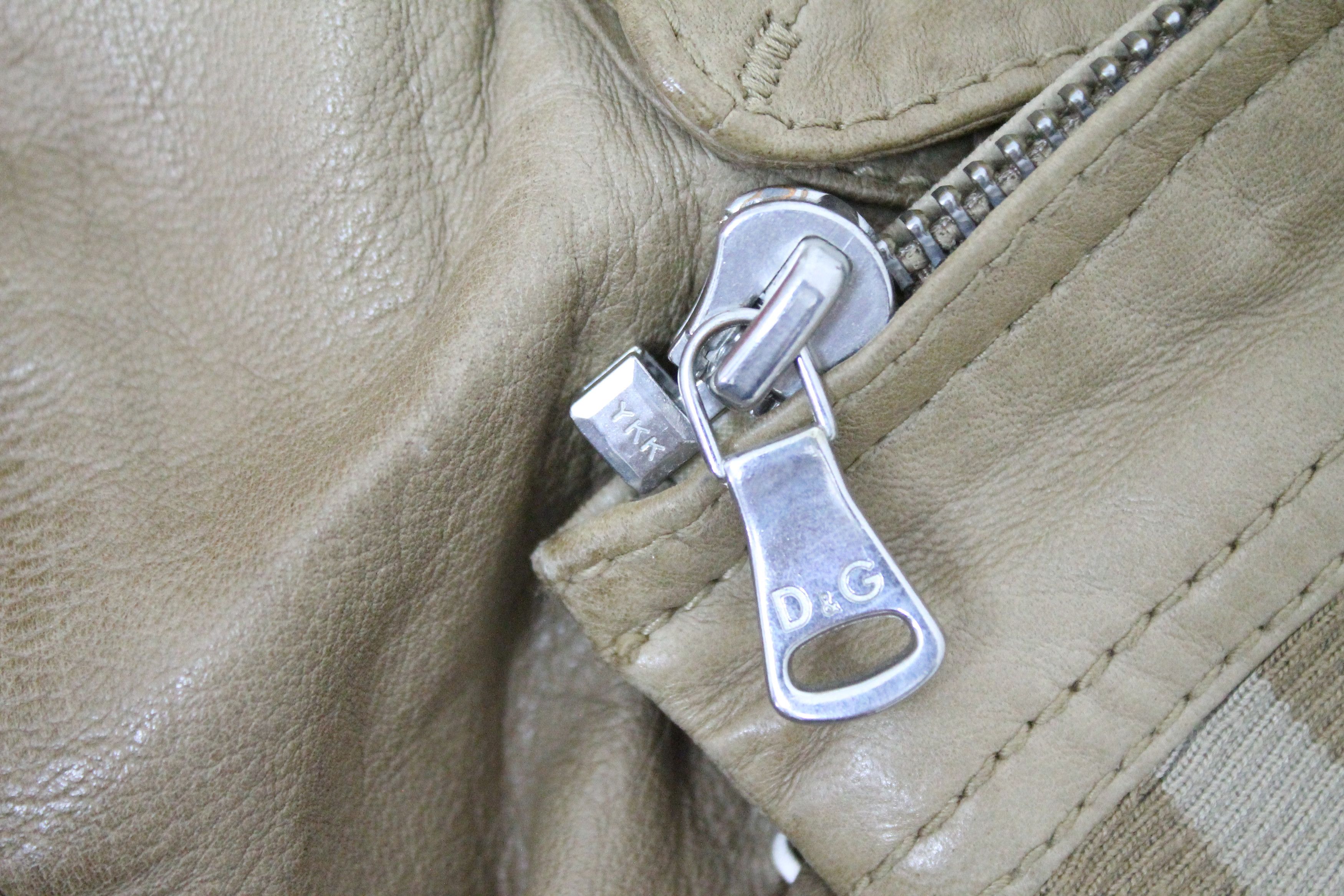Dolce & Gabbana Vintage DOLCE & GABBANA Leather Jacket. Size US M / EU 48-50 / 2 - 12 Thumbnail