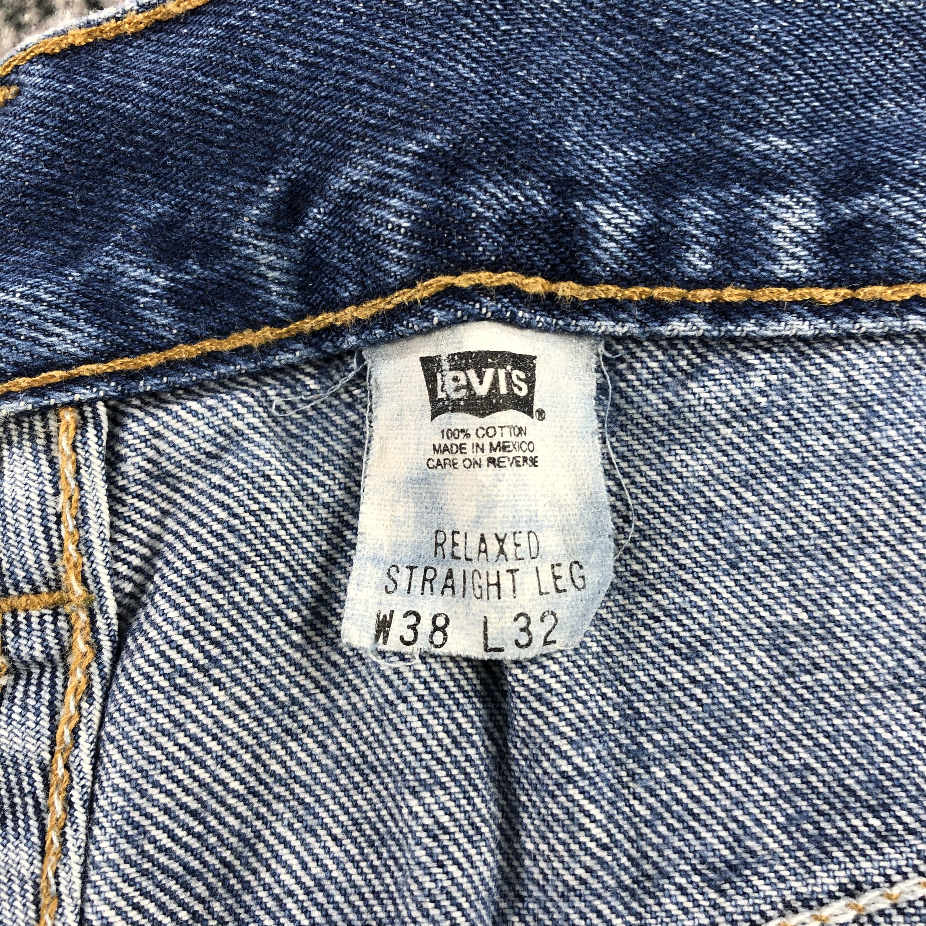 Levi's Vintage Levis 901 Jeans Blue Wash Denim KJ1103 Size US 37 - 12 Thumbnail