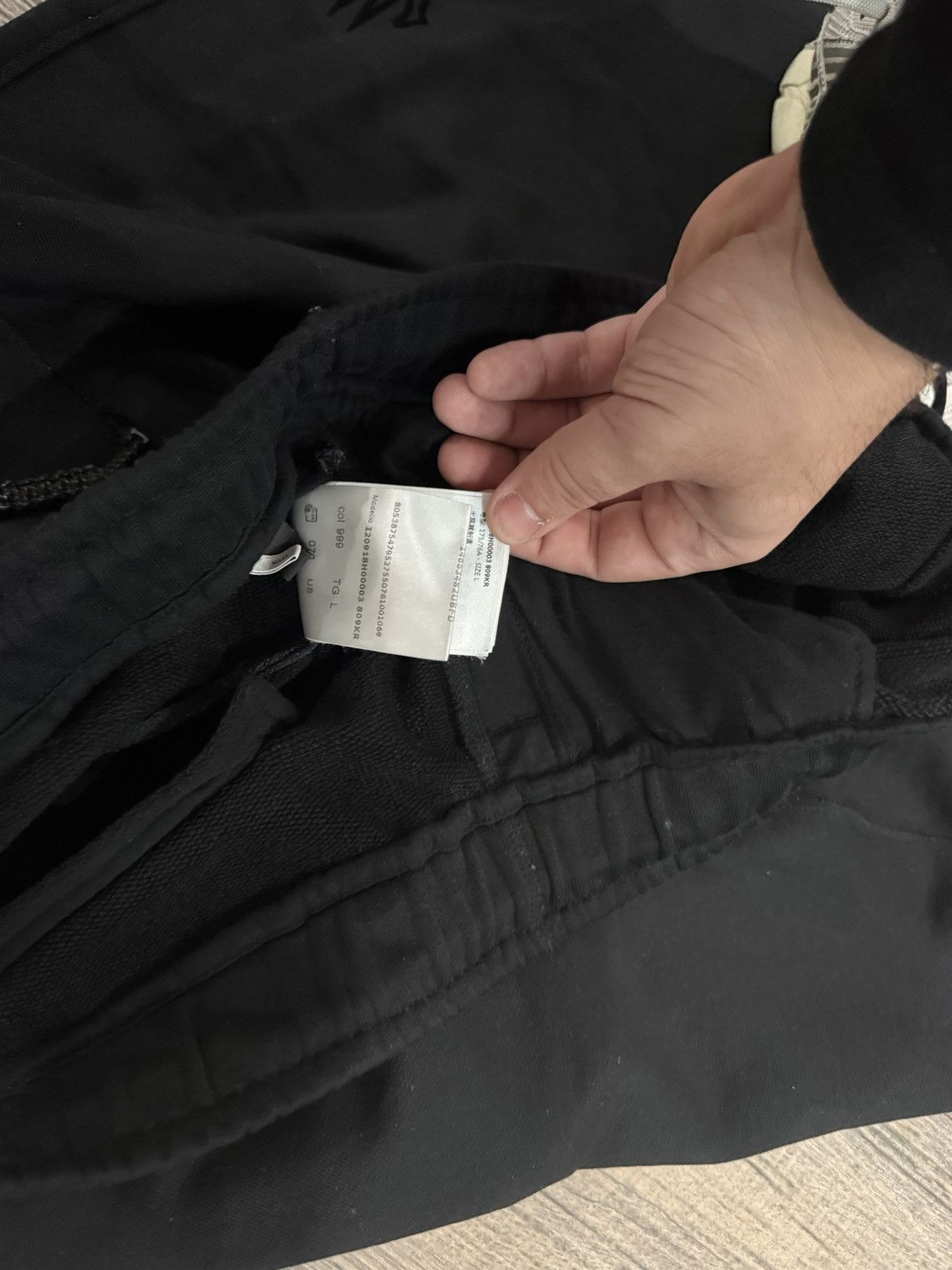 Moncler New Moncler Sweatpants Black Size Large Size US 34 / EU 50 - 4 Thumbnail