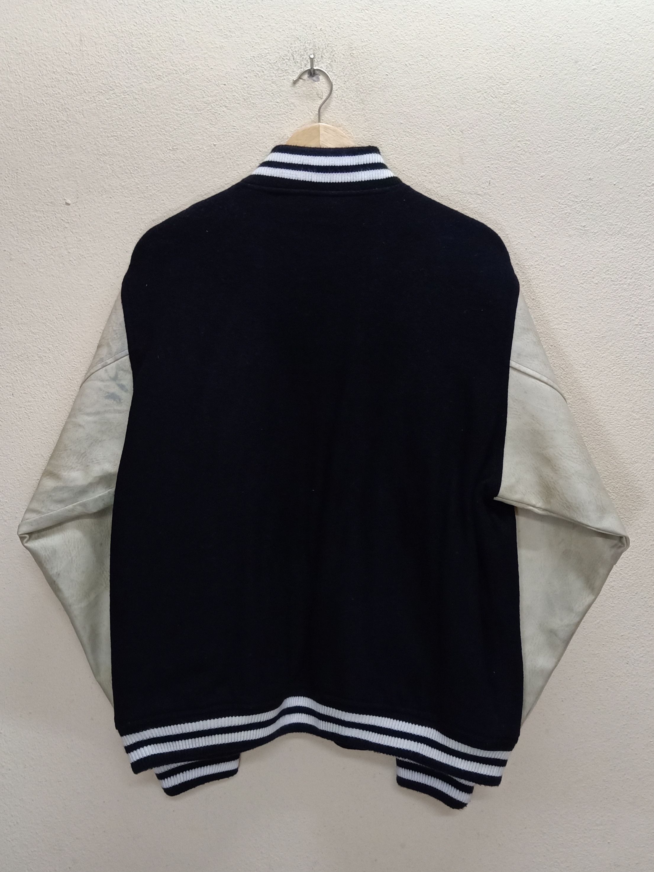 Japanese Brand ACC ASIAN CAN CONTROLERZ Leather Sleeves Varsity Jacket Size US L / EU 52-54 / 3 - 2 Thumbnail