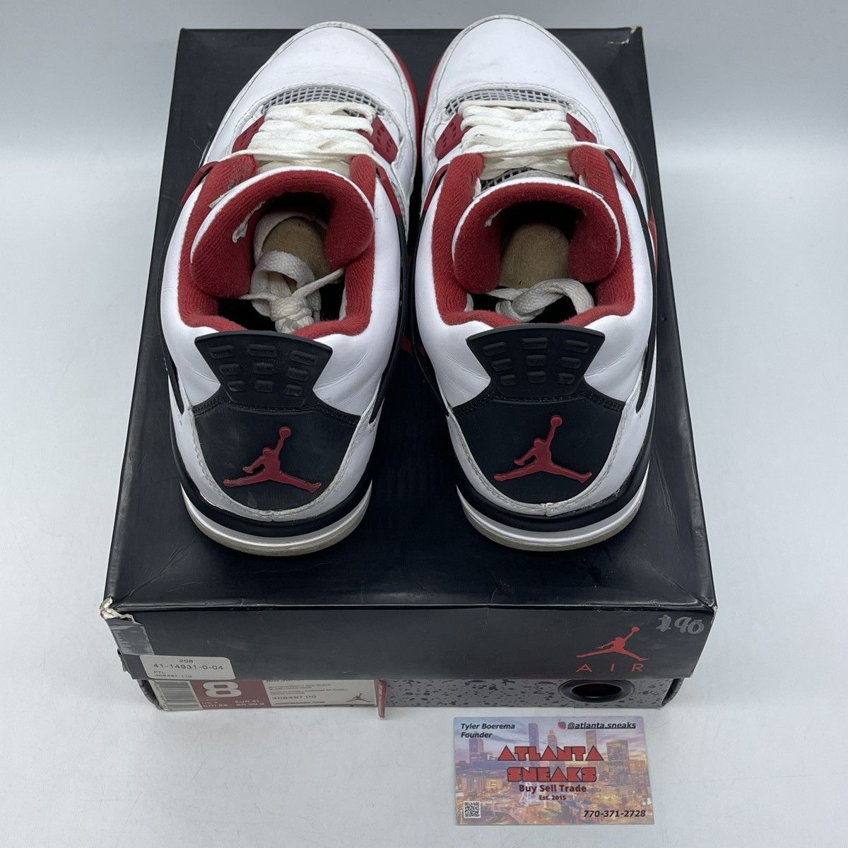 Jordan Brand Air Jordan 4 fire red Size US 8 / EU 41 - 4 Thumbnail
