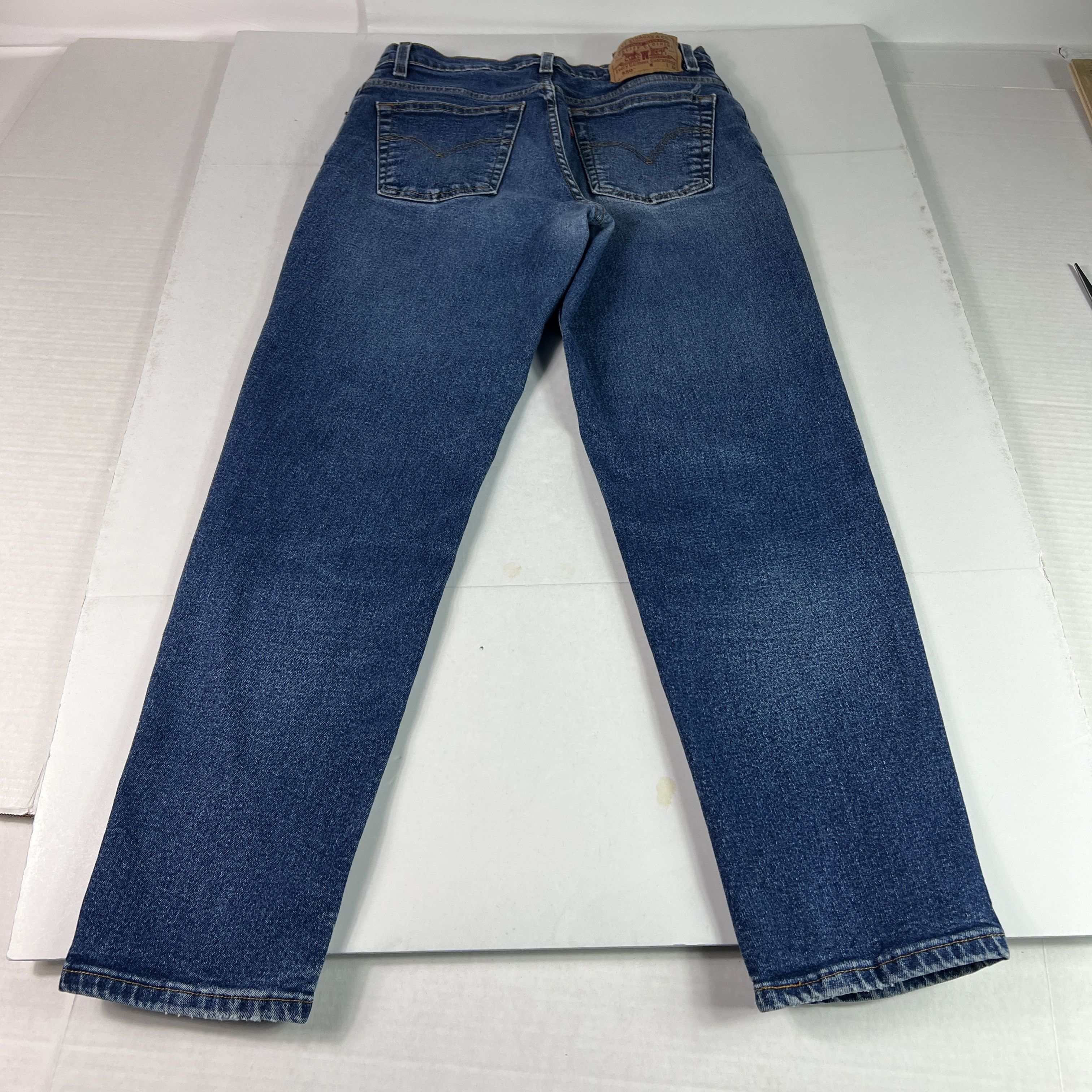 Levi's VTG 90s Levi's Jeans 550 Relaxed Tapered Blue Stretch Denim Size 30" / US 8 / IT 44 - 11 Thumbnail