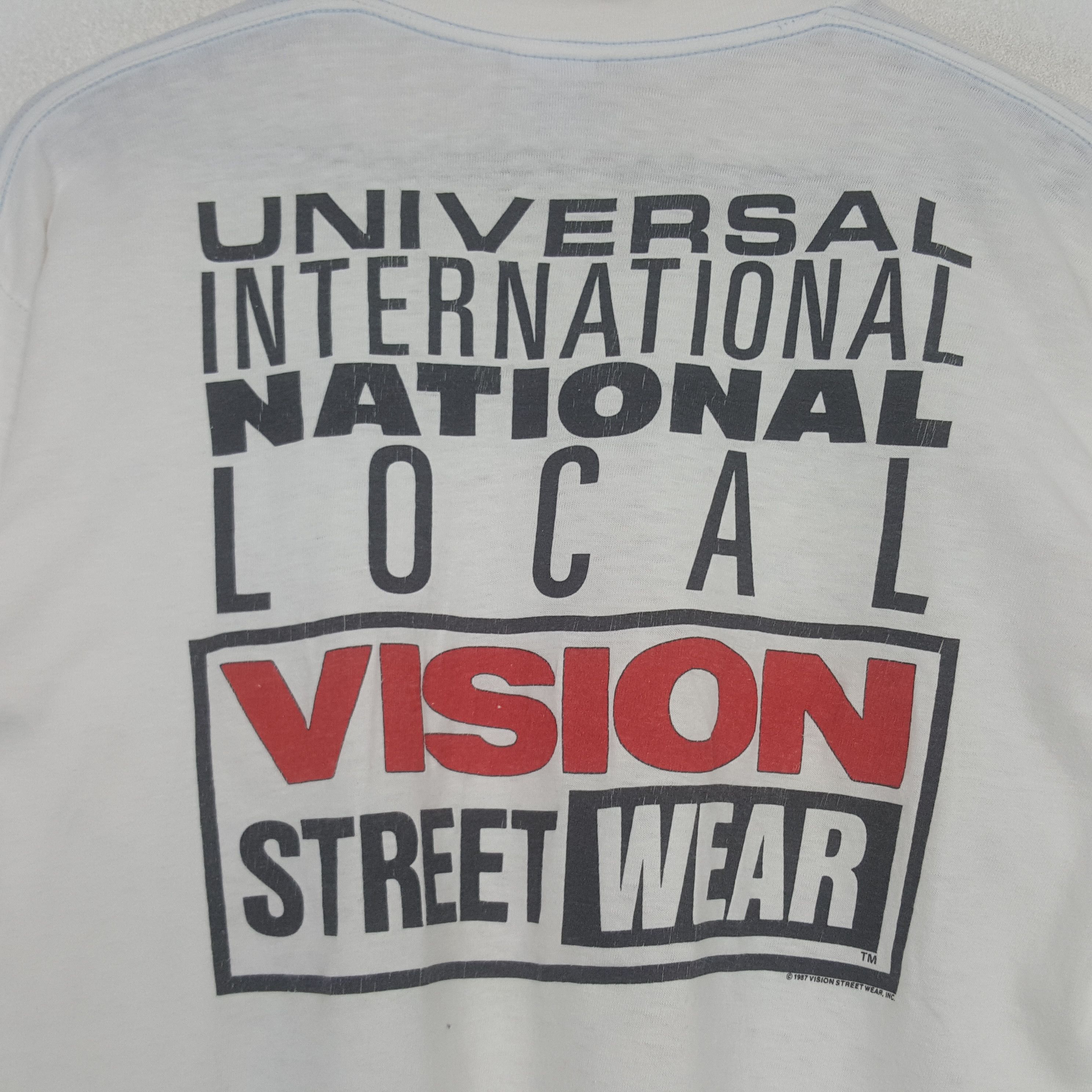 Vision Streetwear Vintage 1987 Vision Streetwear Skateboard Tshirt Size US M / EU 48-50 / 2 - 4 Thumbnail