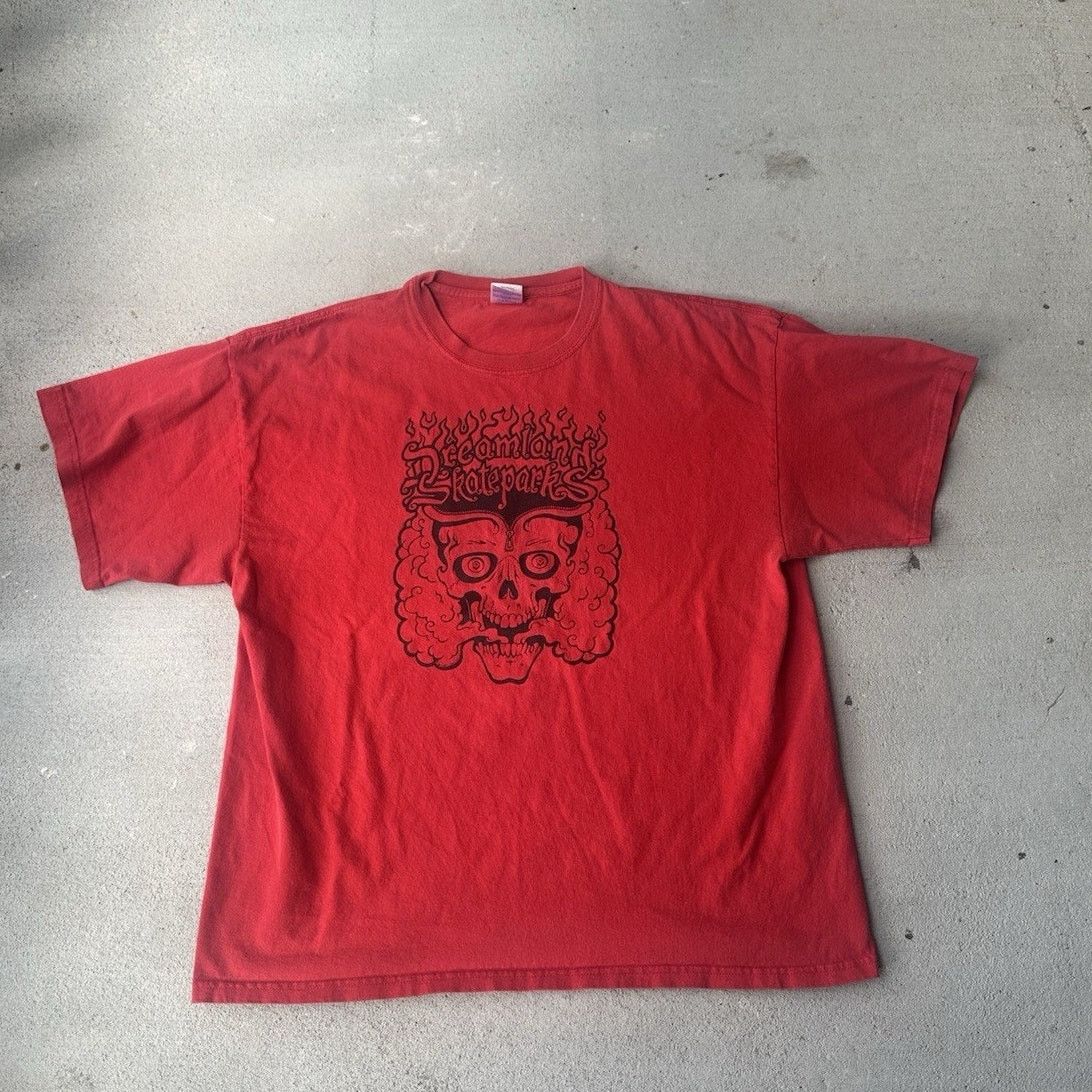 OG Dreamland Skateparks Zipper Skull Portland Shirt Men’s XL