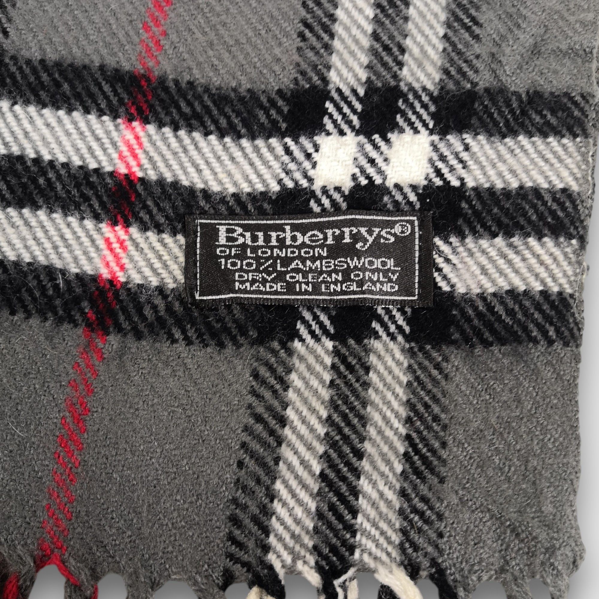 Burberry Vintage Burberry Scarf Tartan Plaid Muffler Wool Scarves Size ONE SIZE - 3 Thumbnail