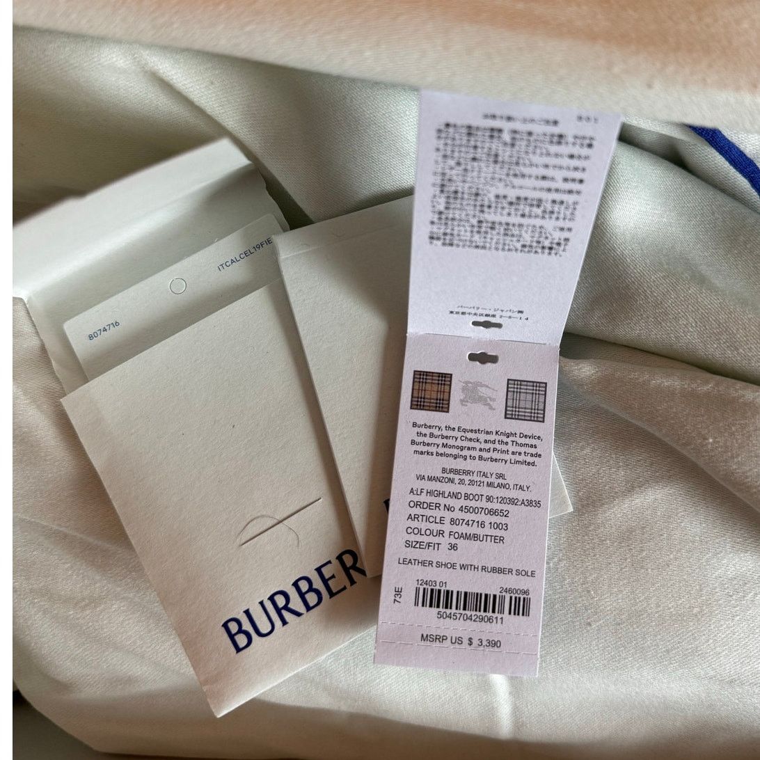 Burberry Burberry NWB Suede-shearling Highland Boots NWB Size US 5.5 / IT 35.5 - 4 Thumbnail