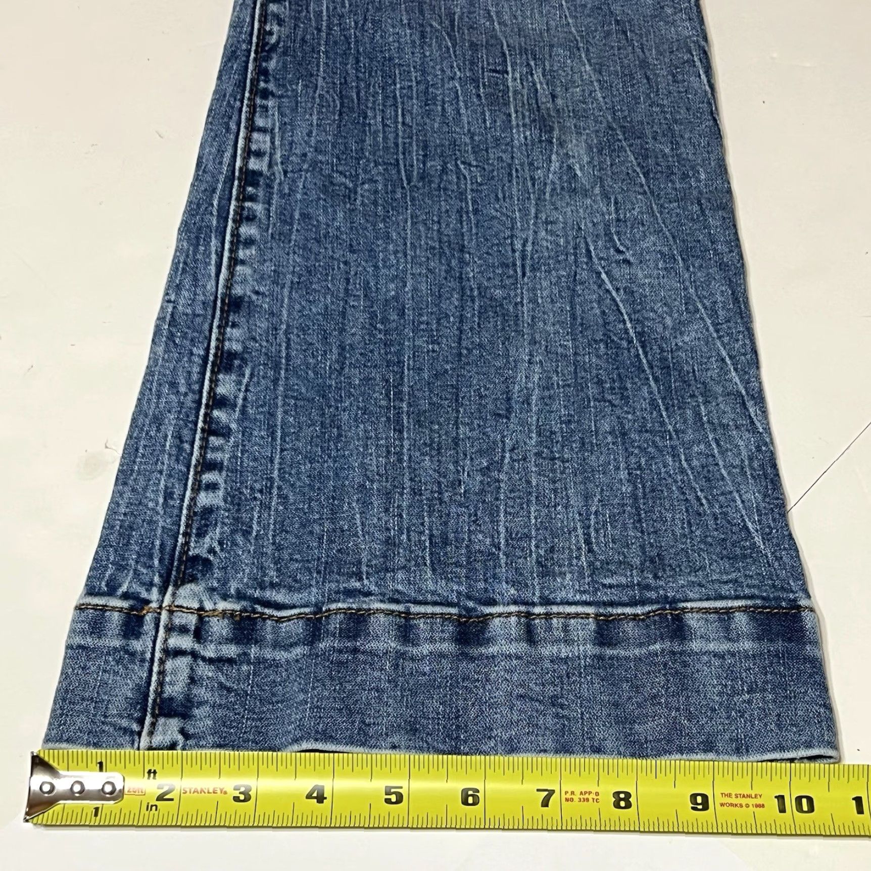 Wrangler Wrangler Retro Jeans Women's 30x30 High Rise Flare 5-Pocket Denim Blue Solid Logo Western Cowboy Vintage No Size 30" / US 8 / IT 44 - 7 Thumbnail