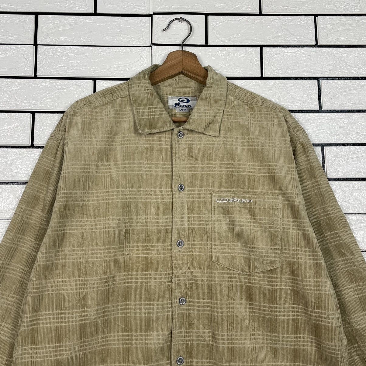 Japanese Brand Piko Hawaian Plaid Shirt Jacket Size US L / EU 52-54 / 3 - 2 Thumbnail