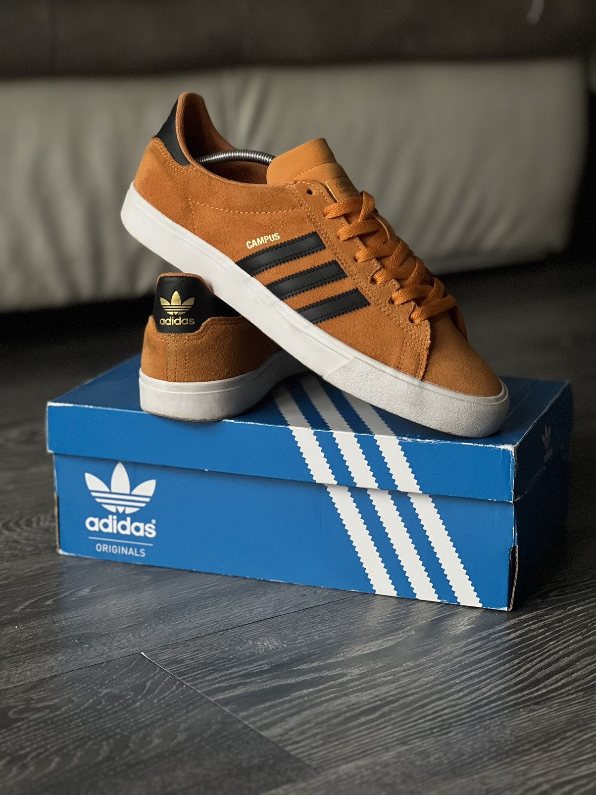 Adidas Campus Vulc 2 Real Gold Grailed