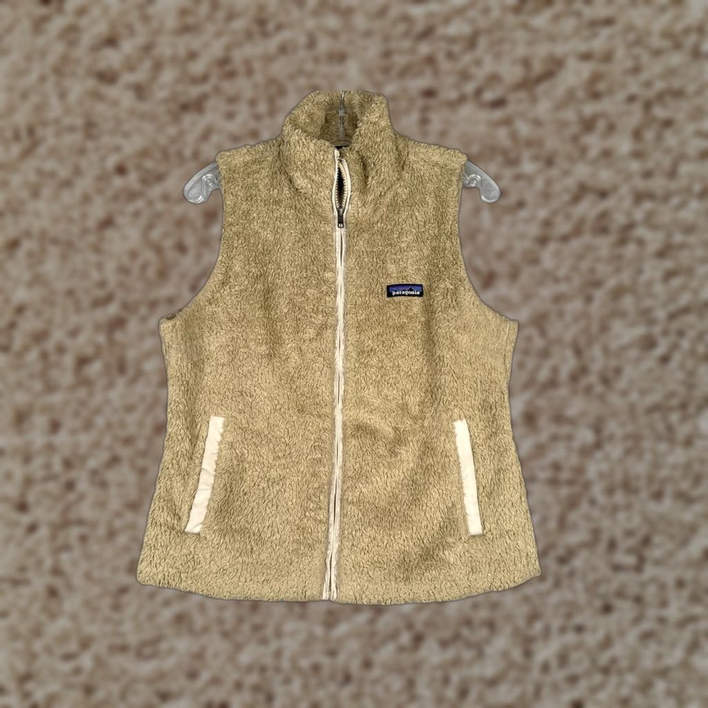 Patagonia Patagonia Vest Womens M Beige Los Gatos Fleece Lined Full Zip Casual Travel Workwear Size M / US 6-8 / IT 42-44 - 1 Thumbnail