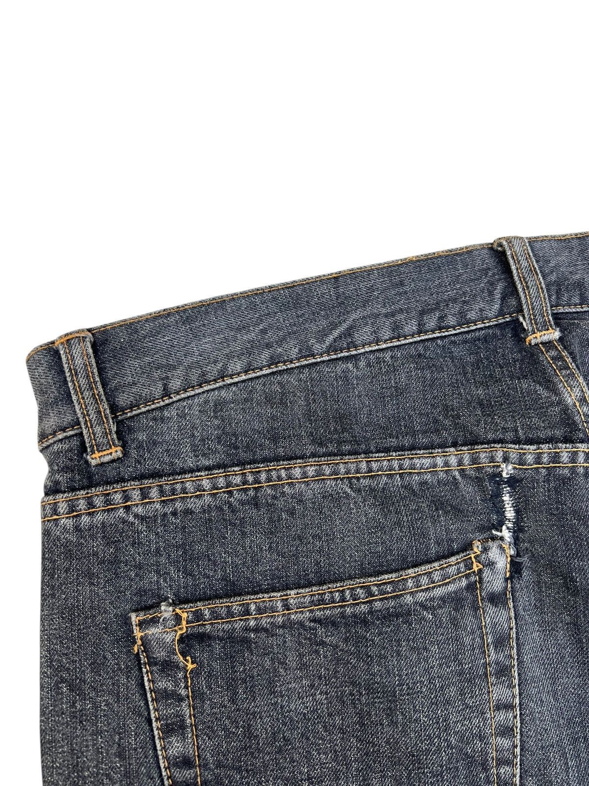 Comme des Garcons Homme 2005 CDGH AD2005 Black Denim Selvedge Jeans Size US 32 / EU 48 - 17 Thumbnail