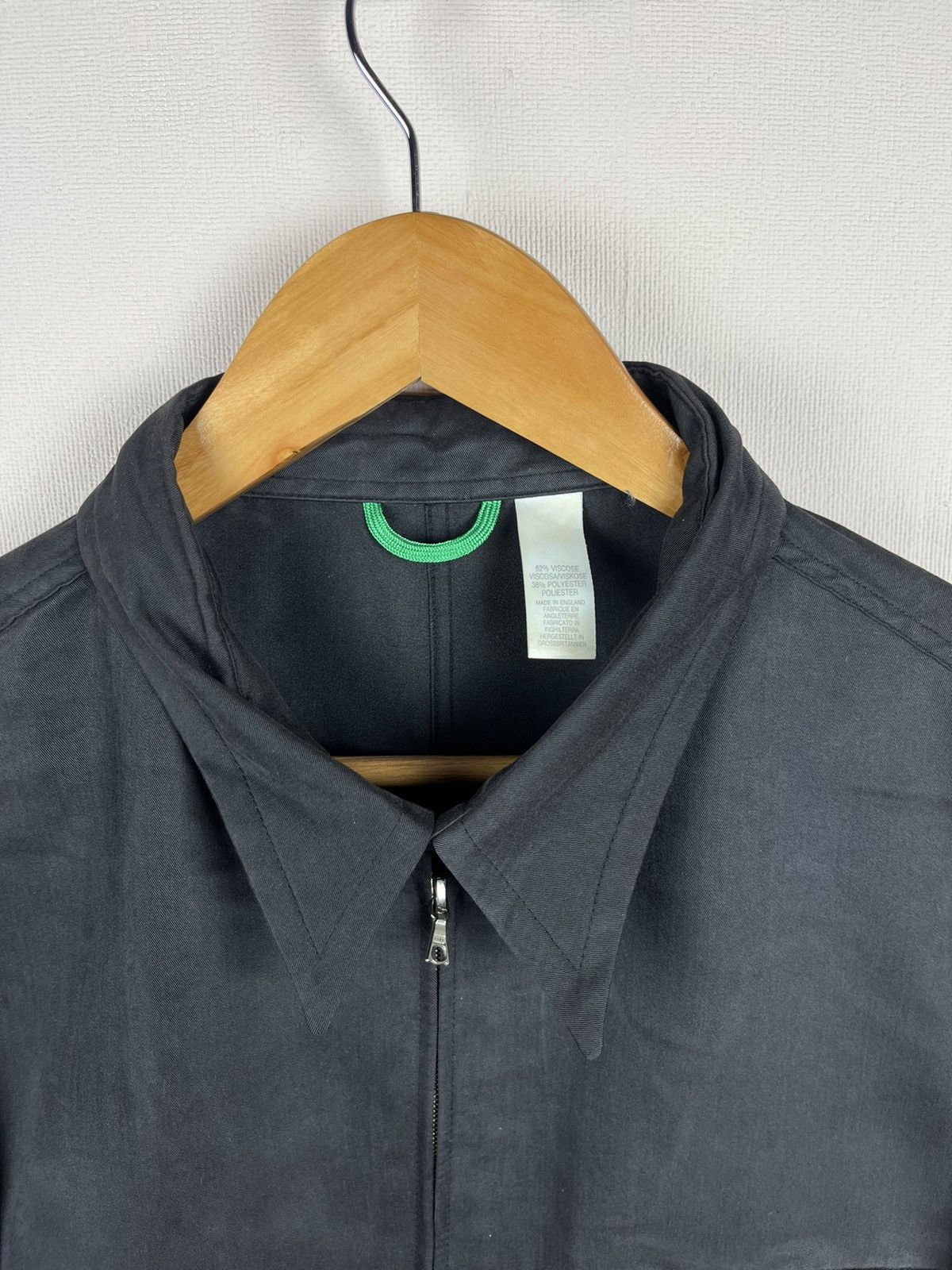 Paul Smith Paul Smith PS Zip Collared Zip Jacket Gray Viscose Blend XL Size US XL / EU 56 / 4 - 5 Thumbnail
