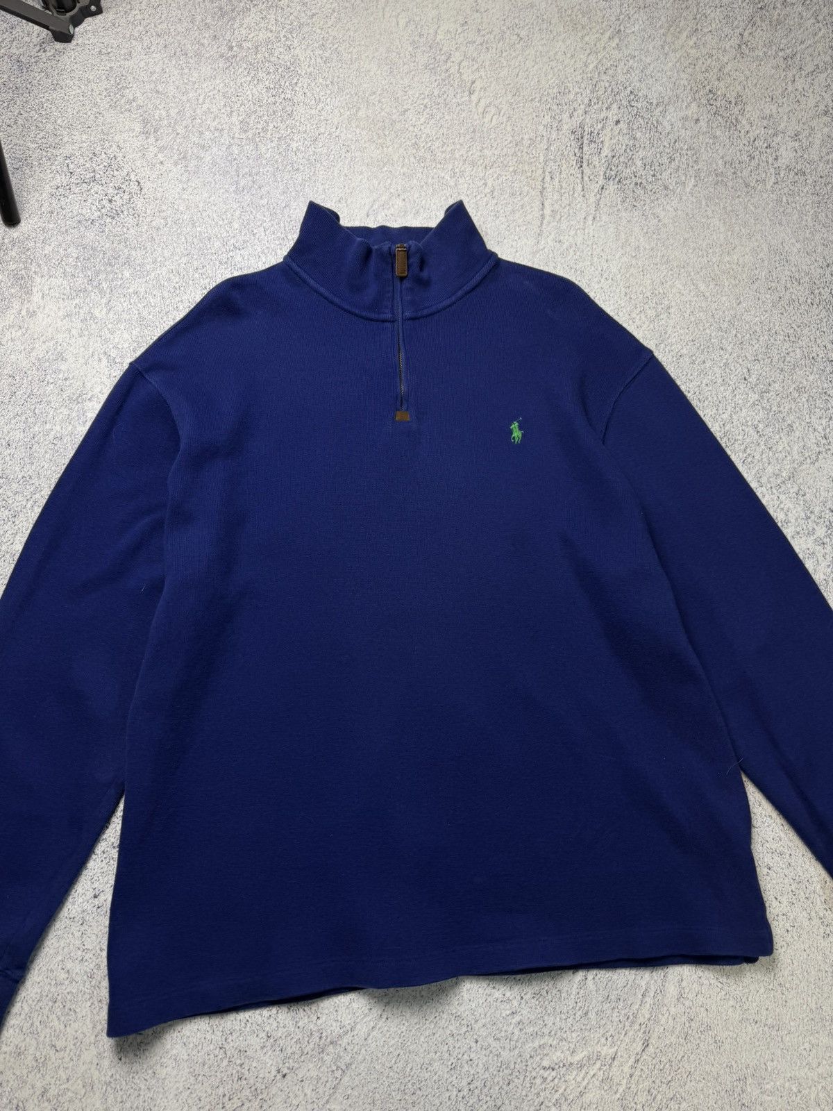 Polo Ralph Lauren Vintage Polo Ralph Lauren 1/4 Zip Sweatshirt Y2K Rare Size US XL / EU 56 / 4 - 4 Thumbnail