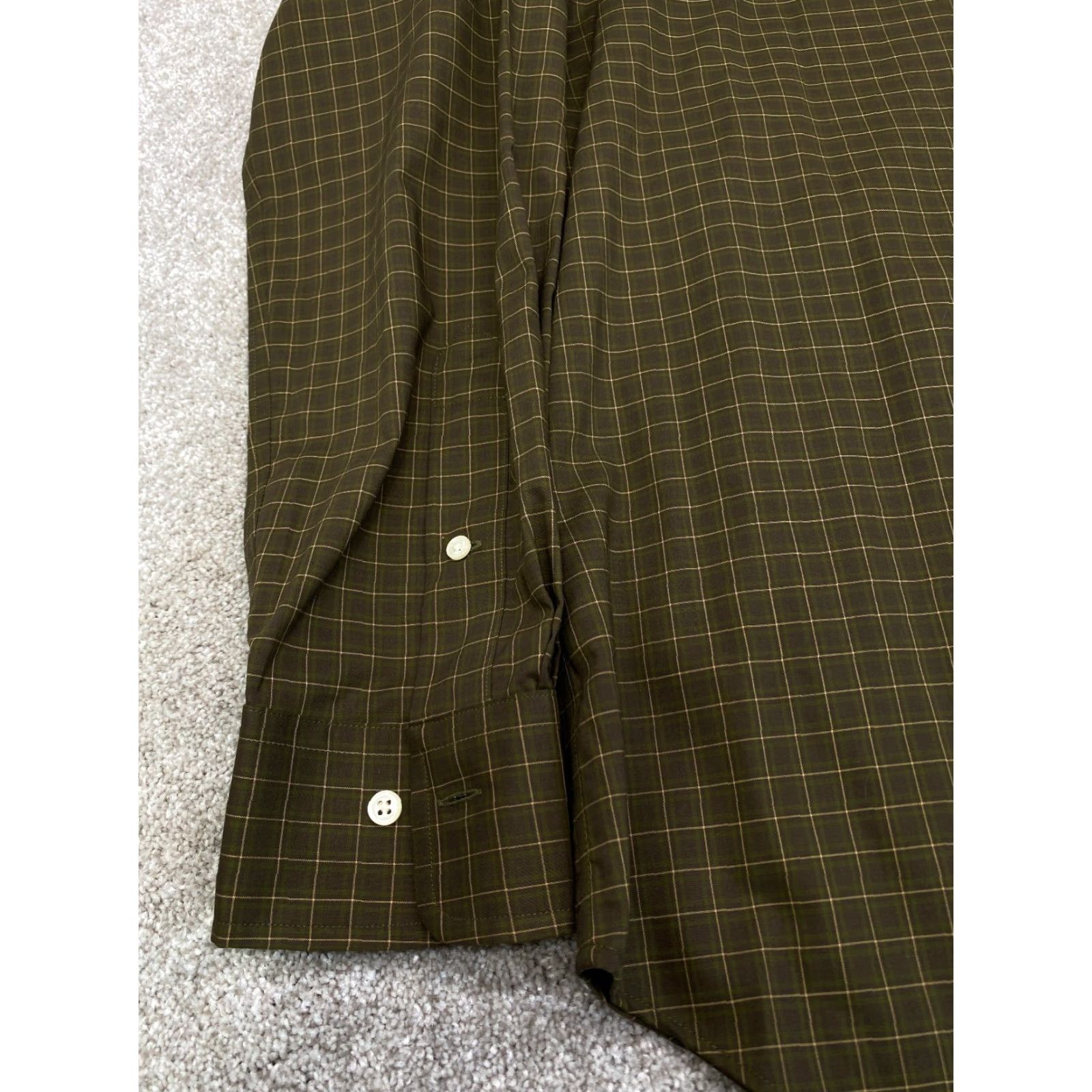 Ralph Lauren Polo Ralph Lauren Shirt Mens XL Long Sleeve Button Up Brown Green Checked Size US XL / EU 56 / 4 - 2 Thumbnail