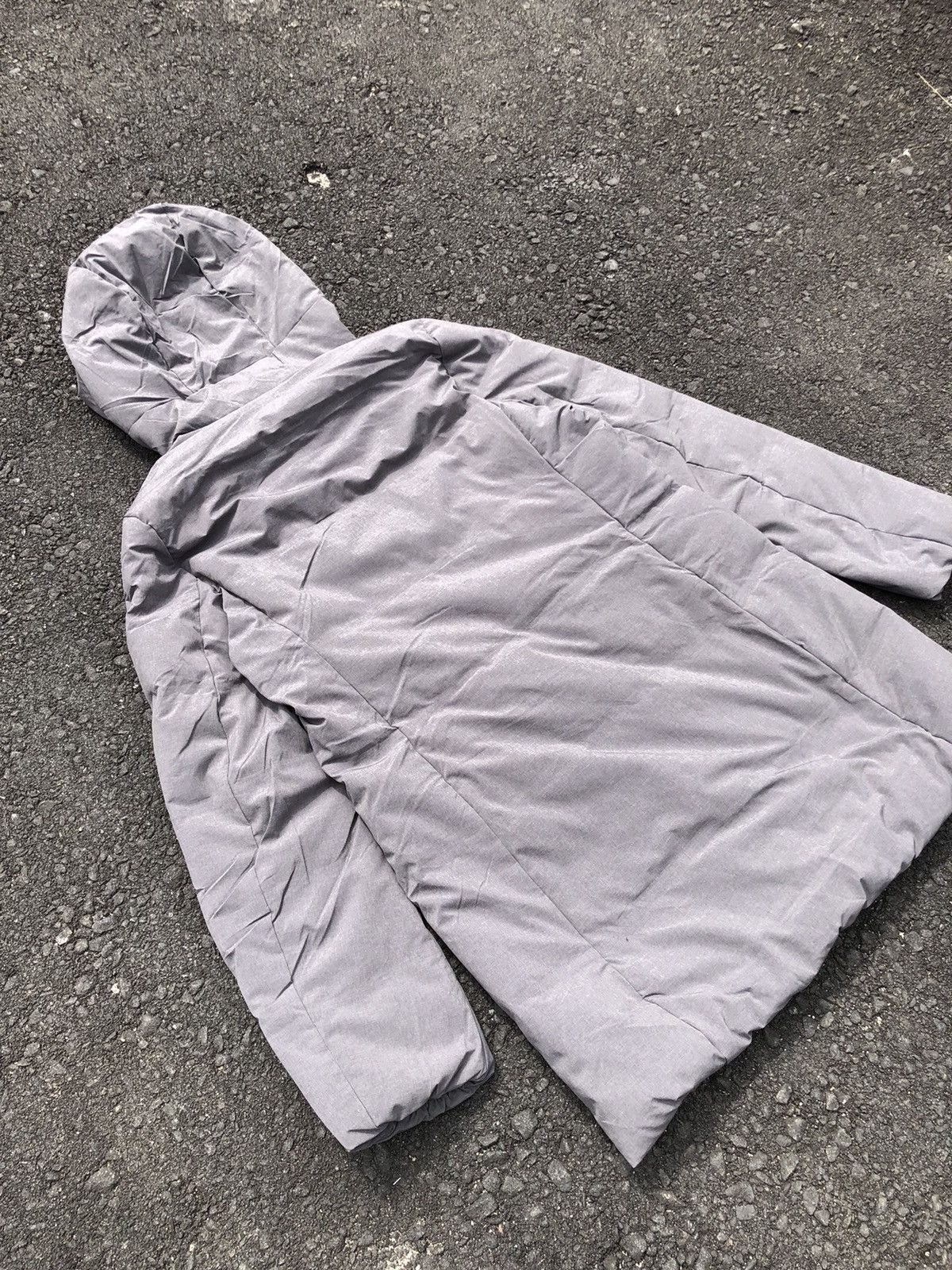 Japanese Brand Uniqlo Down Parka Coat Jacket Gray Long Hooded Size M / US 6-8 / IT 42-44 - 10 Thumbnail