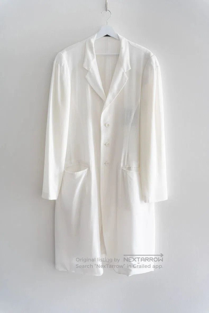 Yohji Yamamoto Yohji Yamamoto 97ss Silk Coat. Size US M / EU 48-50 / 2 - 1 Thumbnail