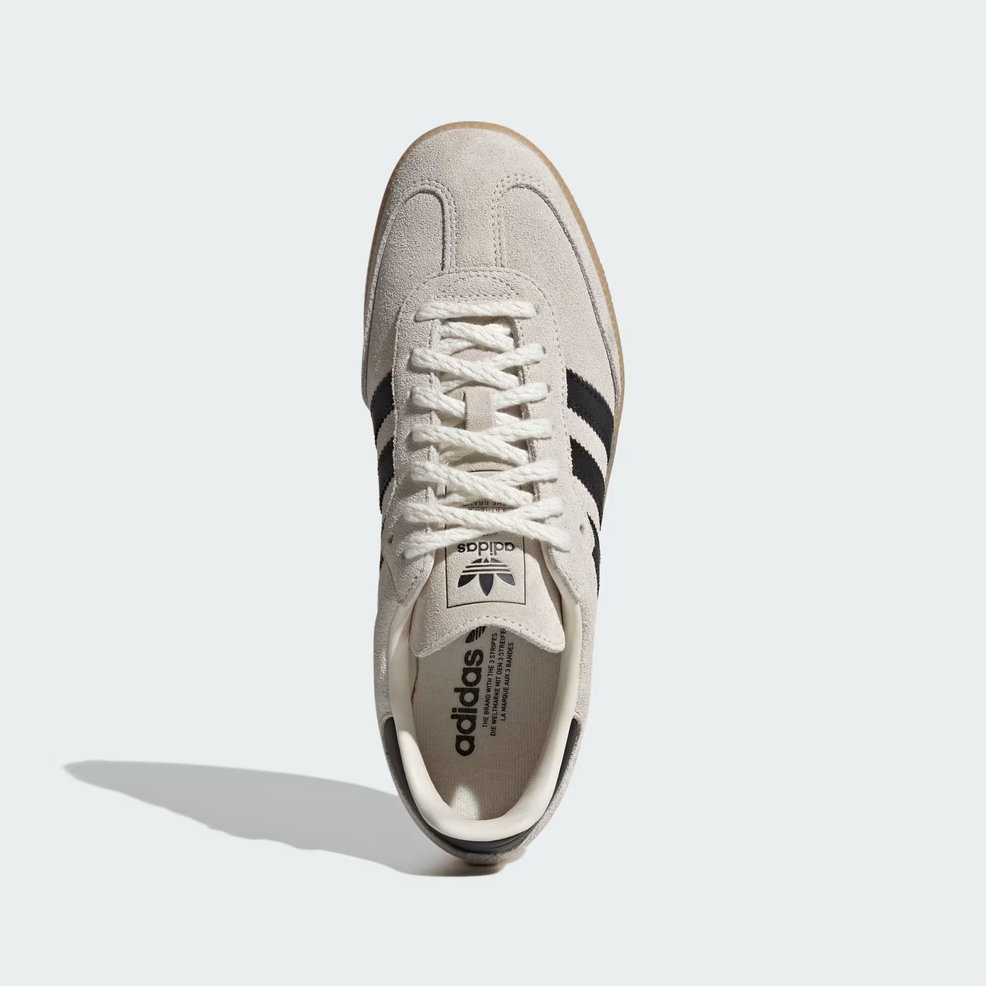 Adidas o1mle0426 Unisex Samba Low-Top Sneakers in Chalk White/Black Size US 8 / EU 41 - 2 Thumbnail