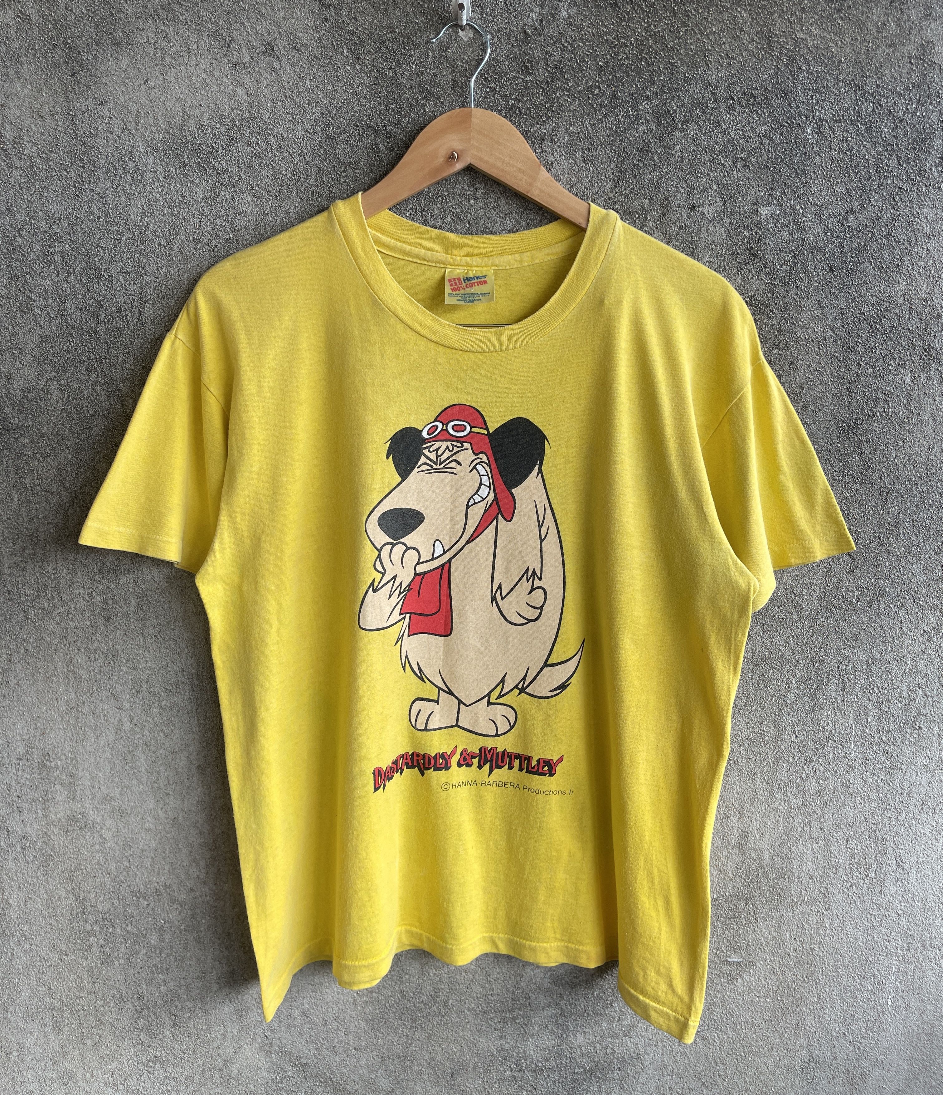 Vintage’90s🔥HANNA BARBERA DASTARDLY&MUTTLEY🔥Faded Tshirt USA