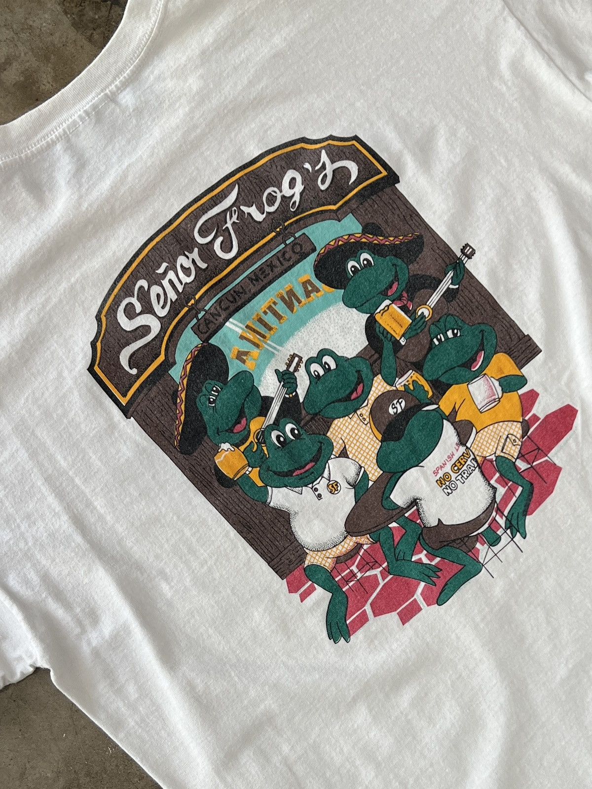 Vintage Vintage Senor Frog's Mexico Vacation Tee XXL Size US XXL / EU 58 / 5 - 1 Thumbnail