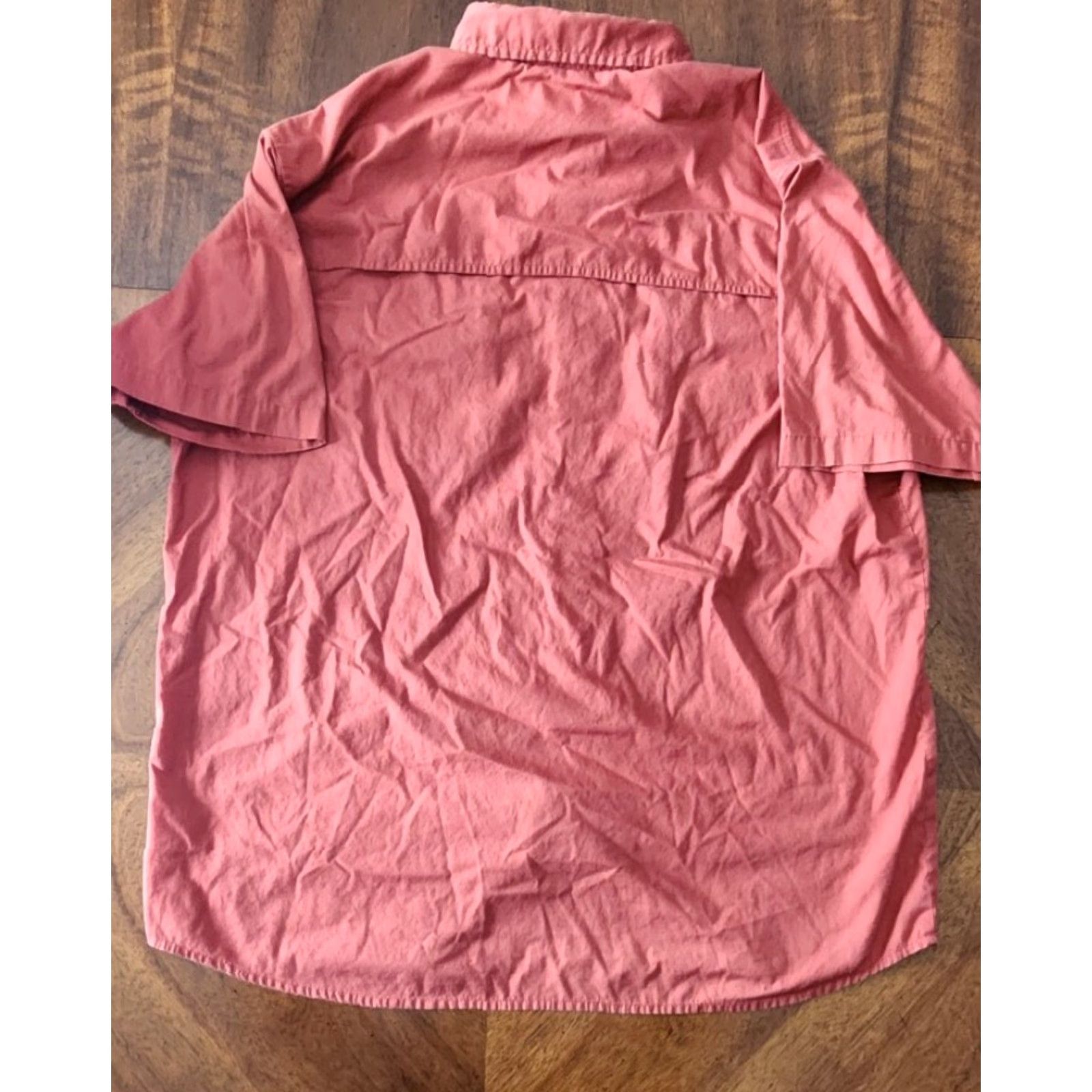 Vintage VINTAGE Red Head Shirt Mens L Red Short Sleeve Button-Up Collared Vented Fishing Pockets Outdoor Regular Cotton Polyester Bass Pro Size US L / EU 52-54 / 3 - 2 Thumbnail