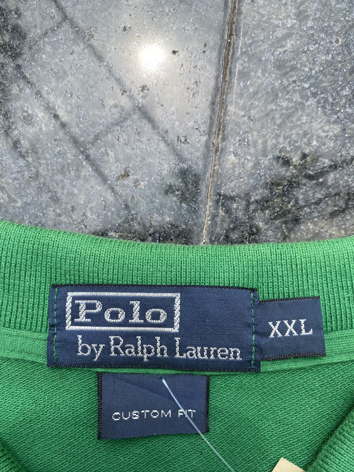 Polo Ralph Lauren × Vintage 90S POLO RL OVERSIZED RARE BIG LOGO RETRO Y2K POLO TEE Size US XXL / EU 58 / 5 - 7 Thumbnail