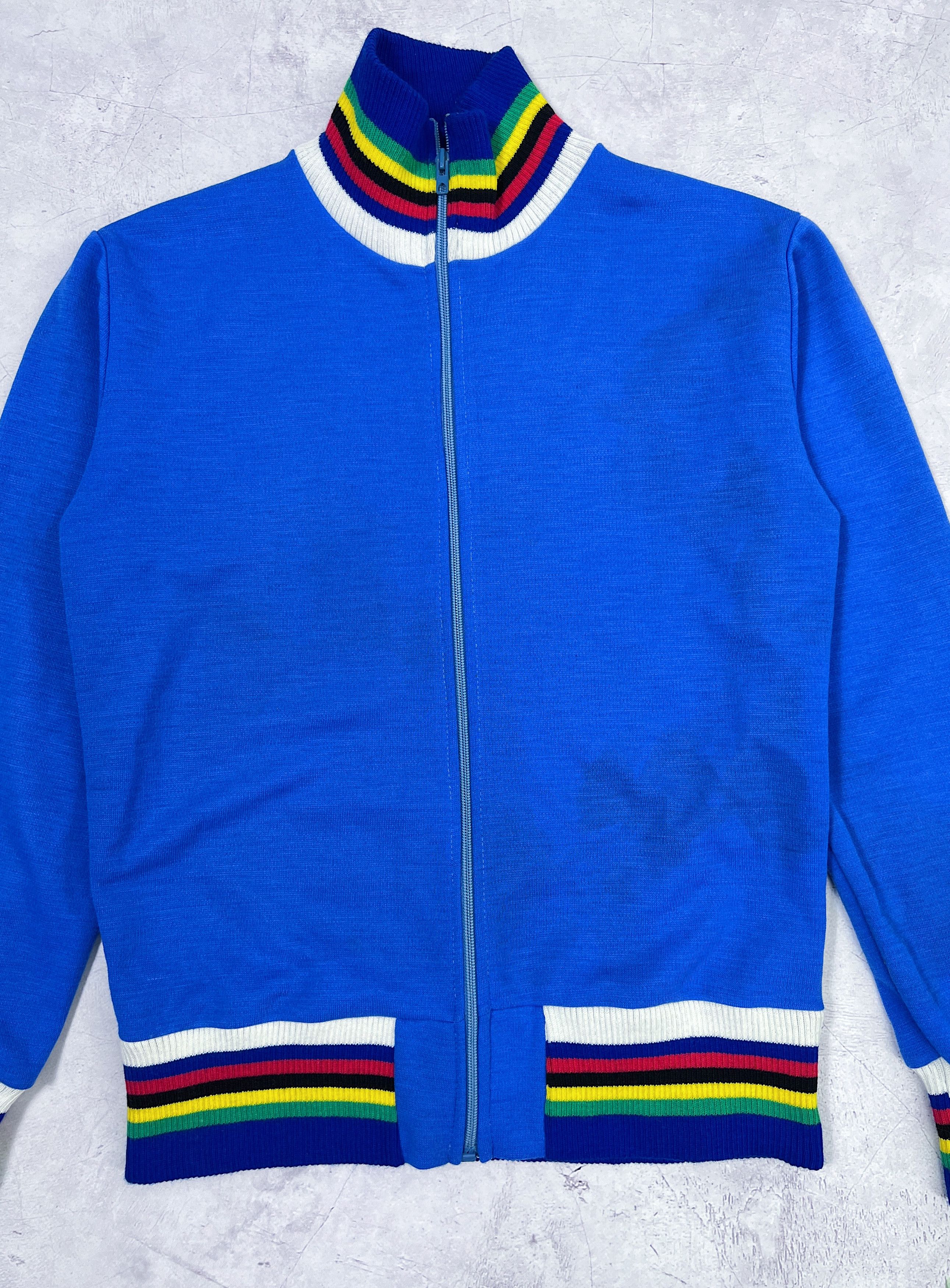 Sports Specialties × Vintage 80s Miyata Cycling Jersey S.A. Tricodor UCI Size US M / EU 48-50 / 2 - 8 Thumbnail