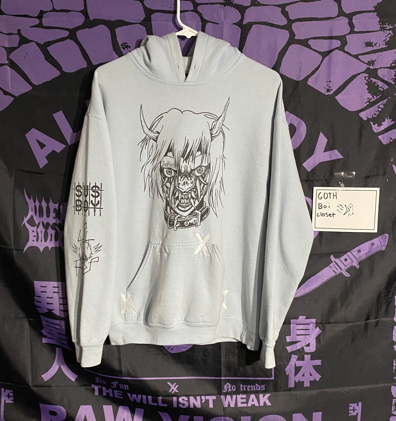 Lil Peep × Sus Boy Lil Peep X SUS BOY “GAS” hoodie Size US S / EU 44-46 / 1 - 1 Thumbnail