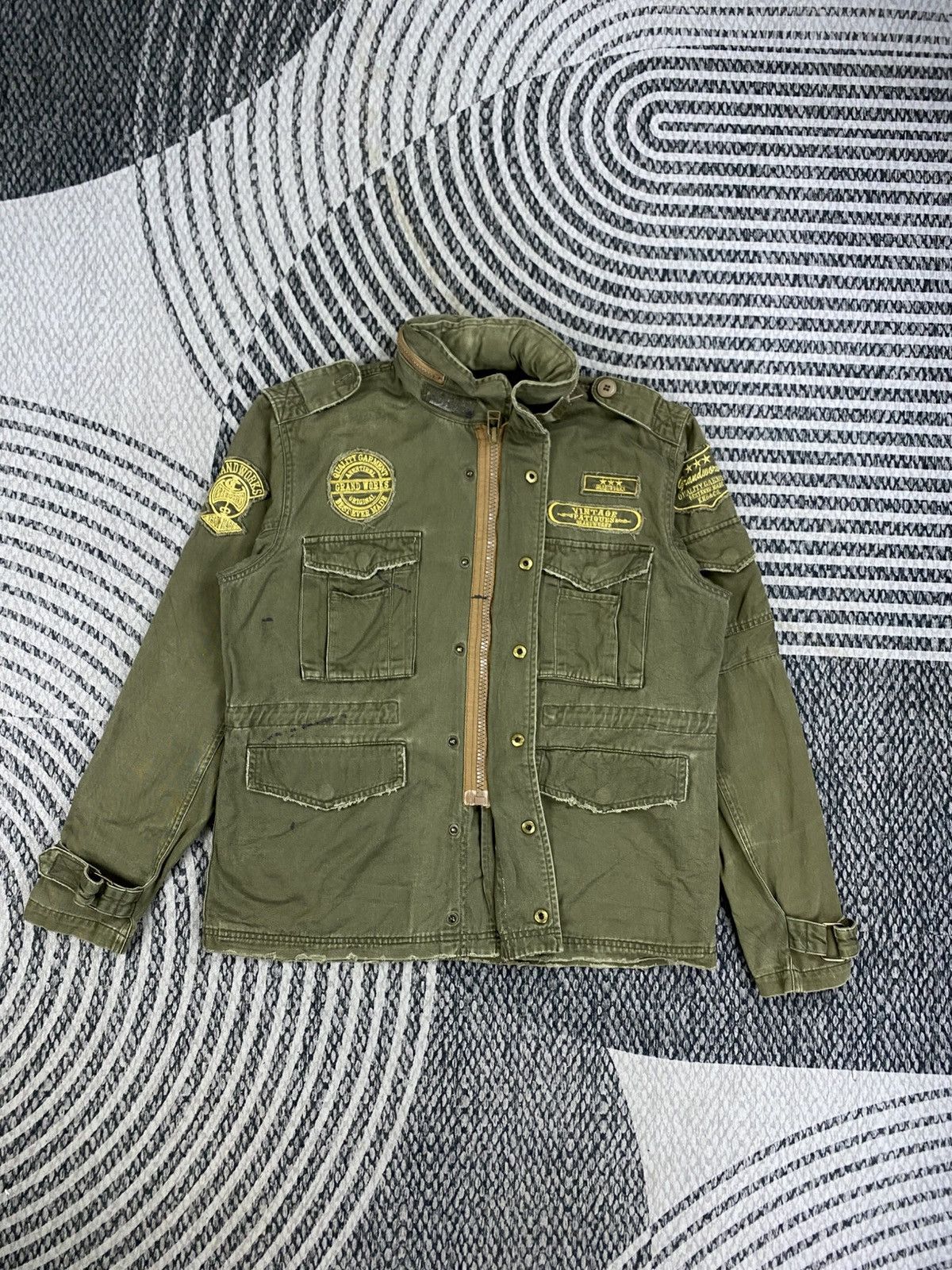Japanese Brand Vtg Patigues M-65 Military Field Patches Jacket Size US M / EU 48-50 / 2 - 5 Thumbnail