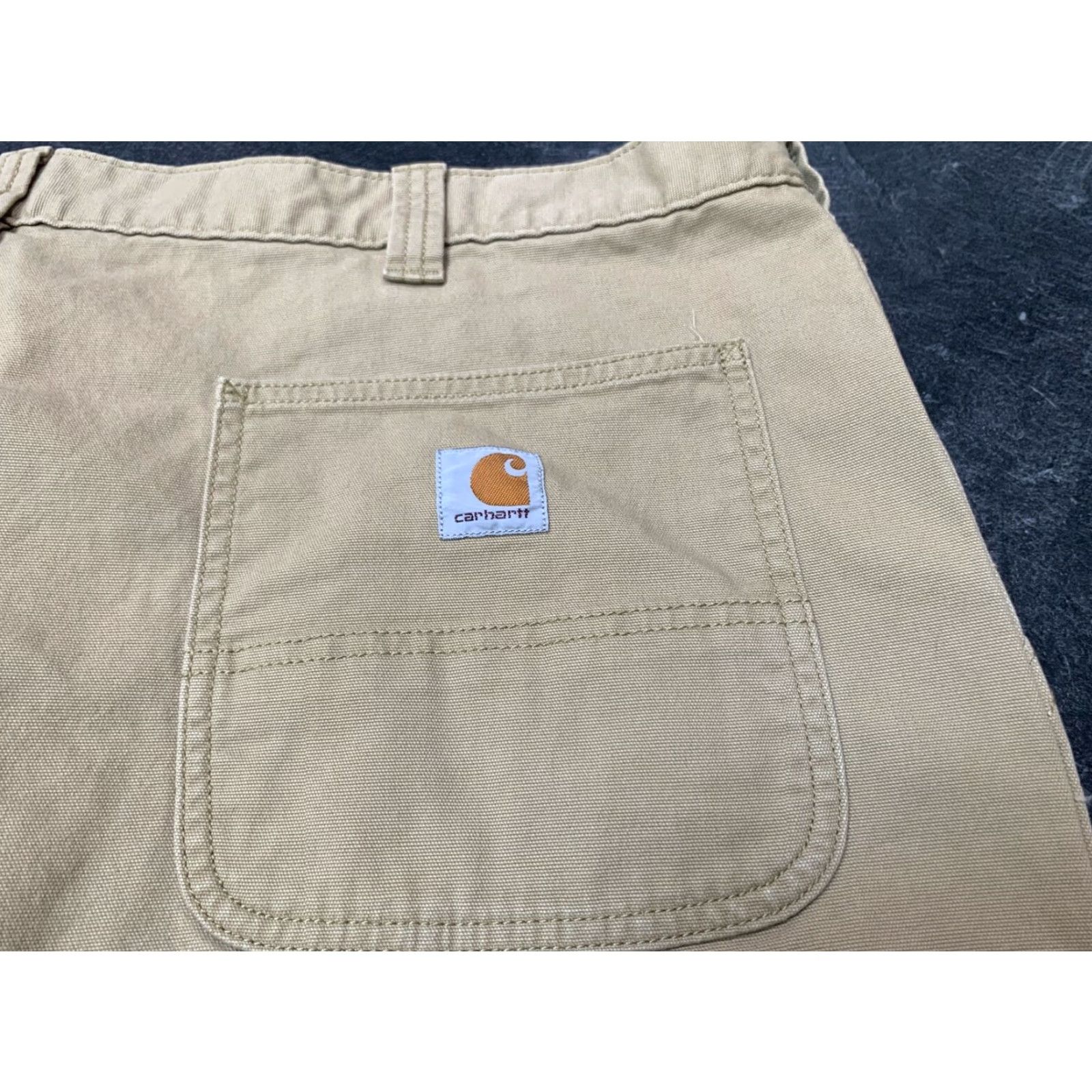 Carhartt Carhartt Relaxed Fit Mens Carpenter Pants 42x32 Beige Size US 42 / EU 58 - 3 Thumbnail