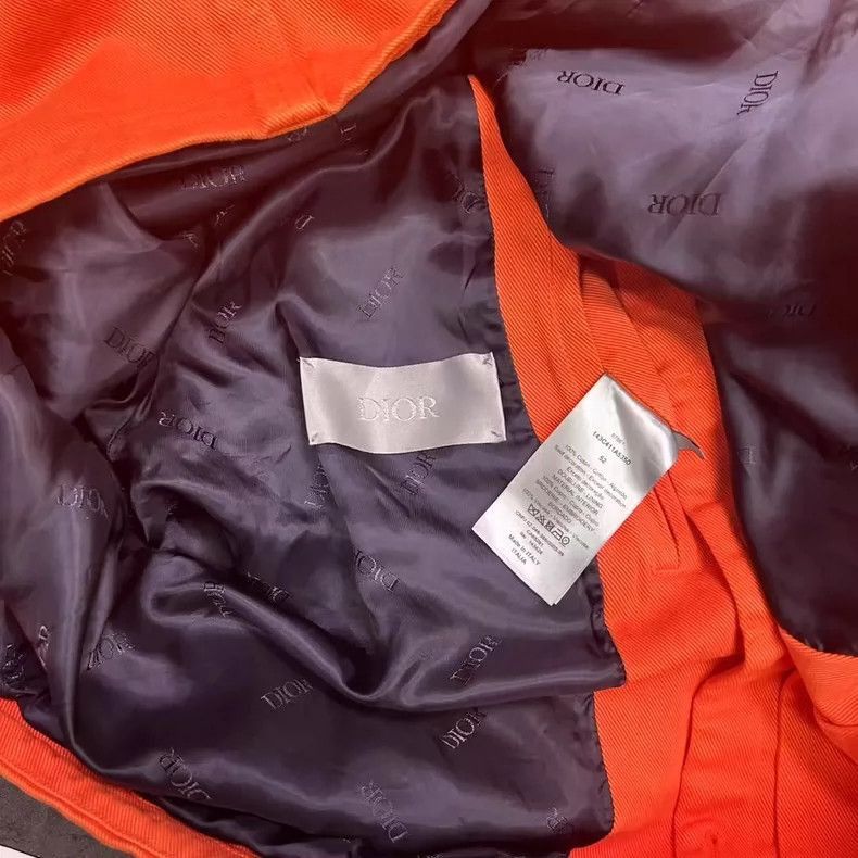 Dior Dior Orange Hooded Jacket with Zip Closure-2505 Size US L / EU 52-54 / 3 - 7 Thumbnail