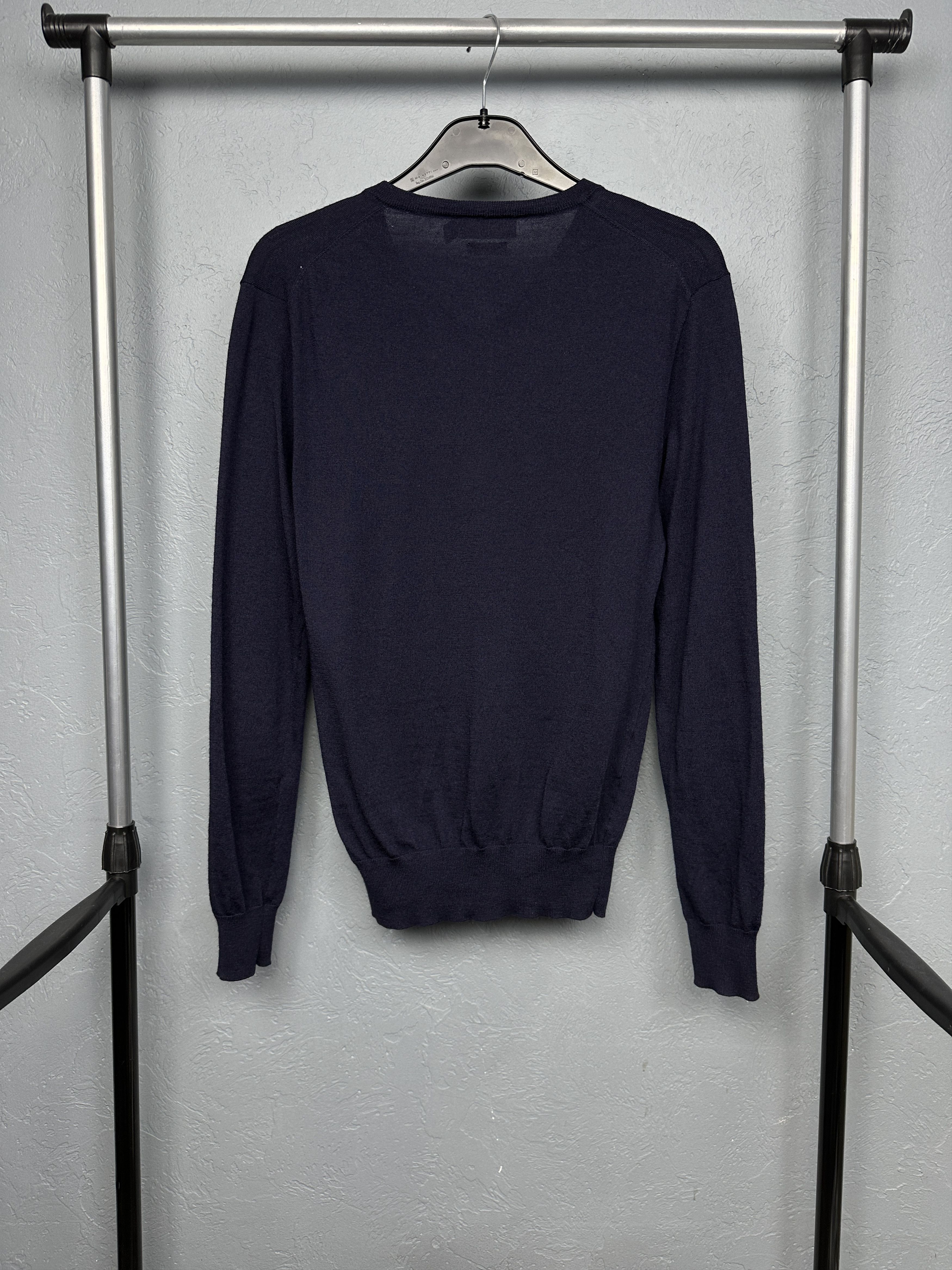 Polo Ralph Lauren Polo Ralph Lauren V-Neck Mens Merino Wool Sweater Size US S / EU 44-46 / 1 - 6 Thumbnail