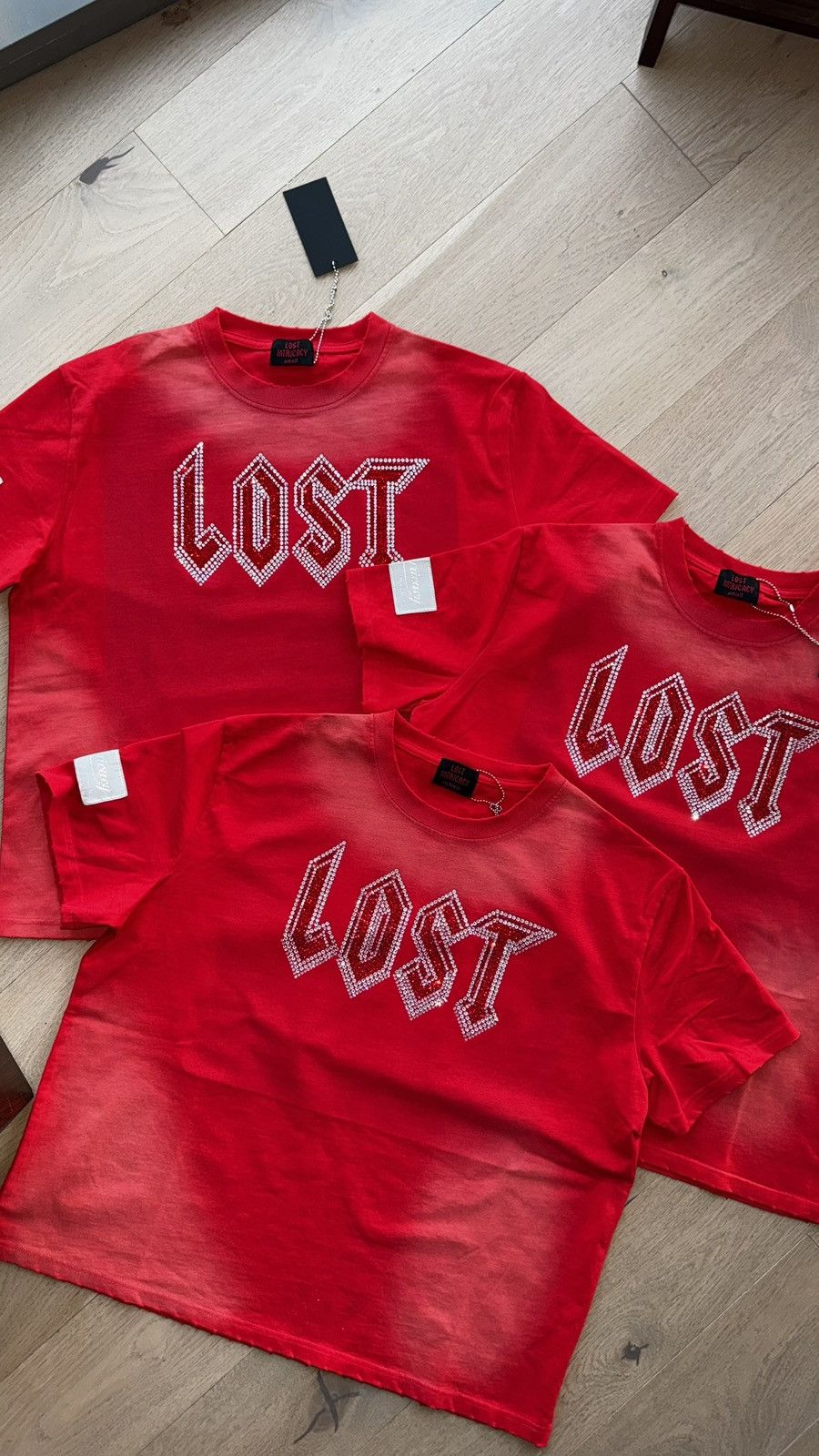 Lost Enterprises LOST RED RHINESTONE T-SHIRT Size US M / EU 48-50 / 2 - 1 Preview